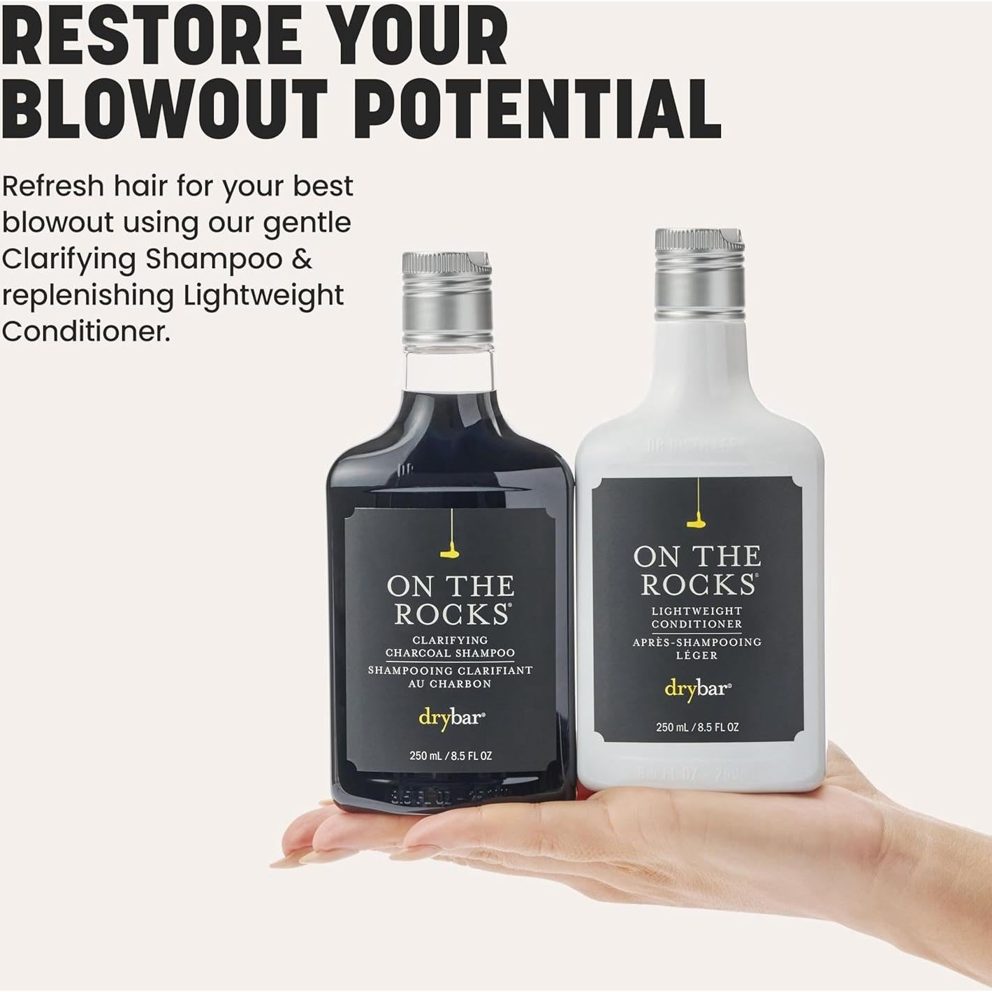 Champú Clarificante de Carbón On The Rocks Drybar 240g