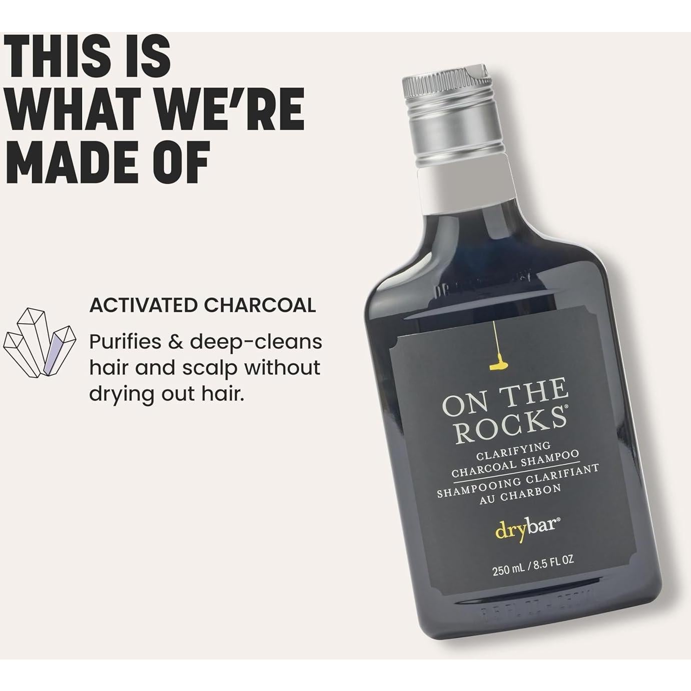 Champú Clarificante de Carbón On The Rocks Drybar 240g