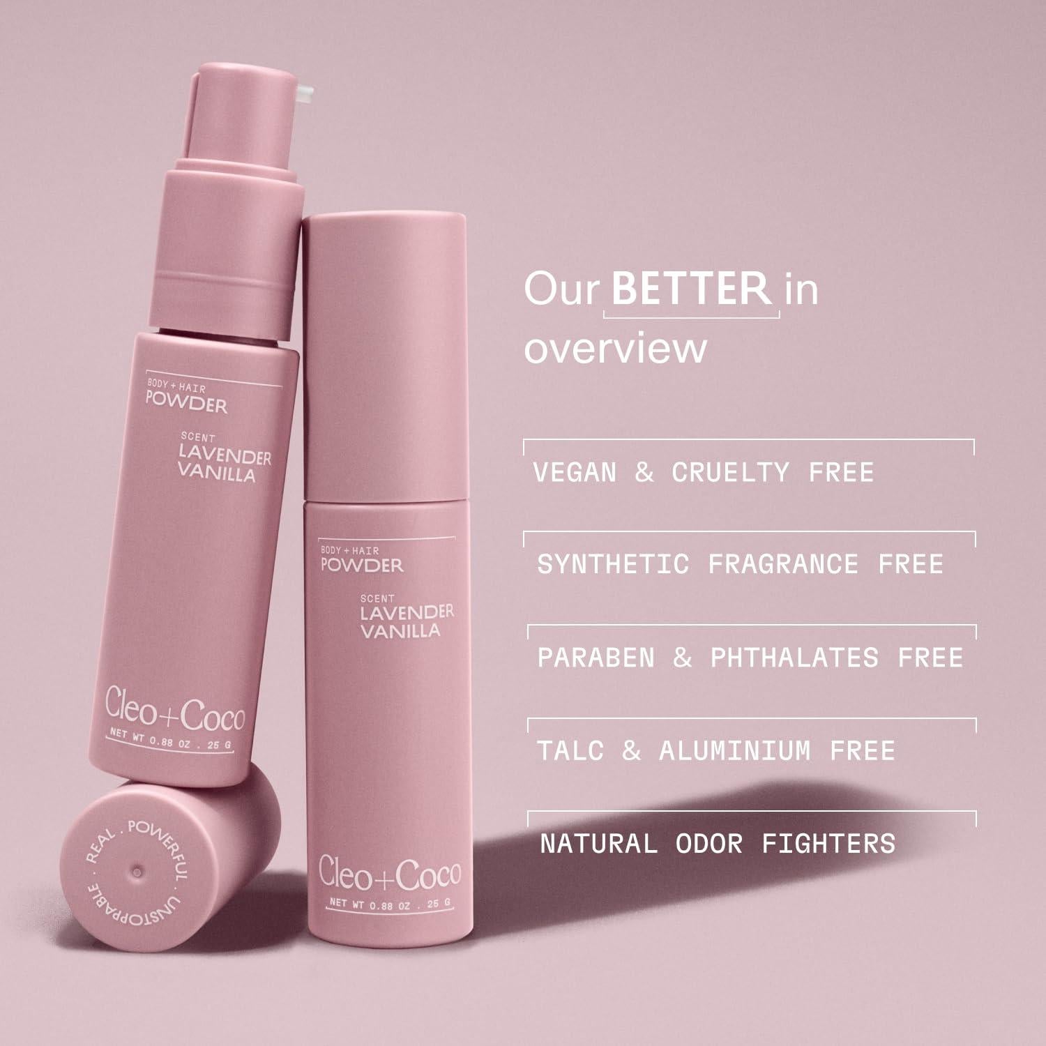 Polvo de Champú Seco Cleo+Coco Lavanda Vainilla 24.9g