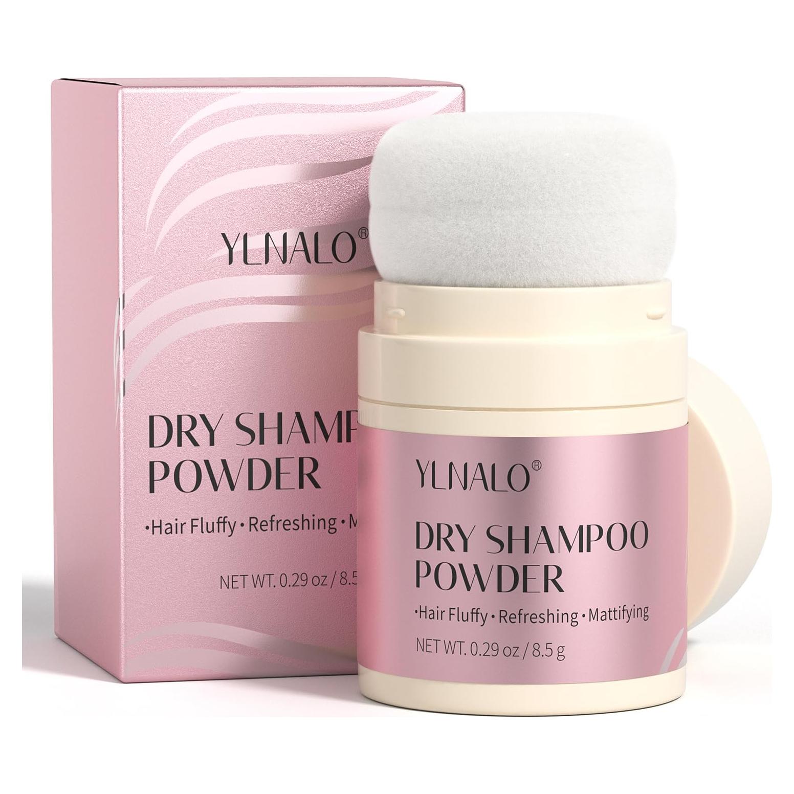 Polvo de Champú Seco YLNALO Vegano 8.2g - Sin Residuo Blanco