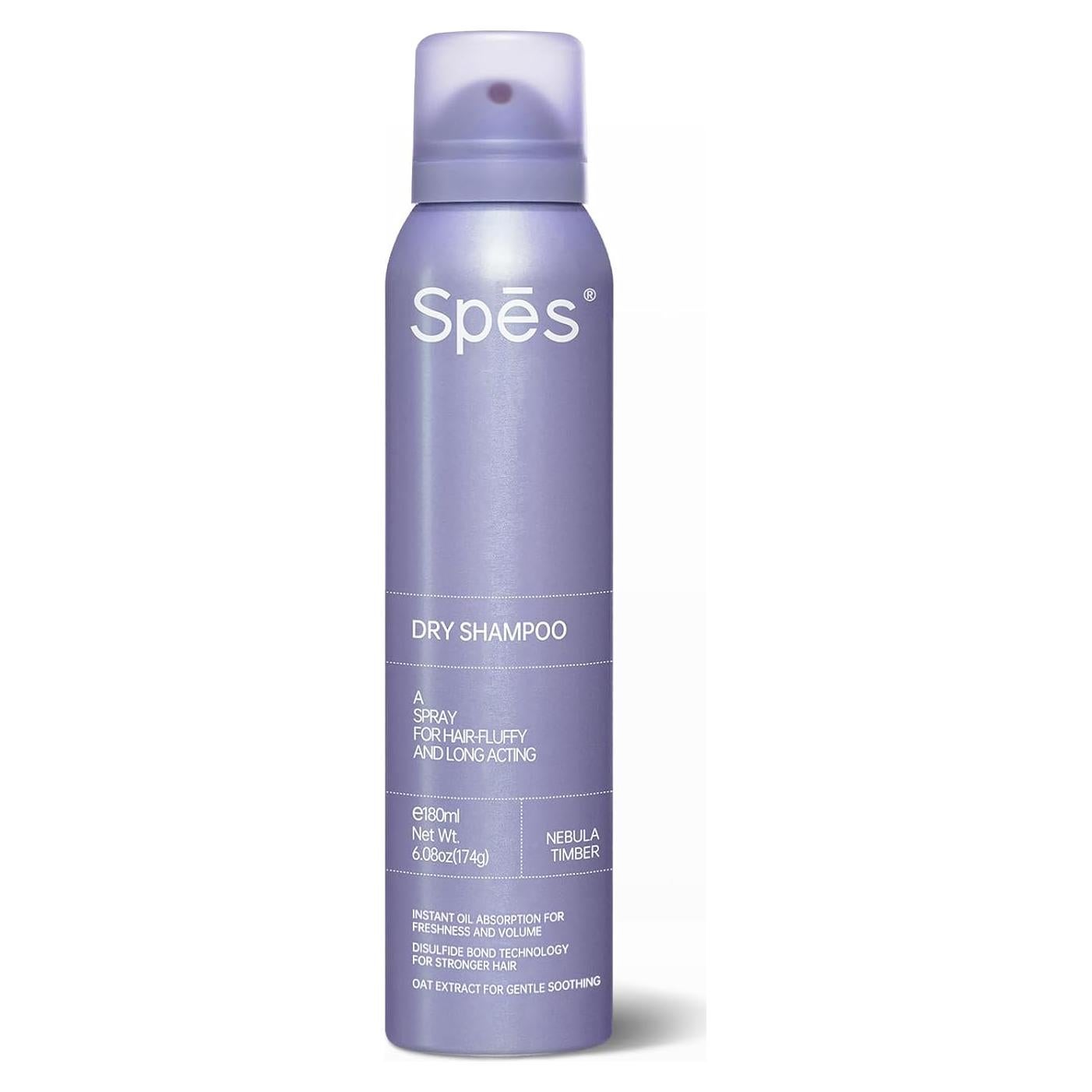 Champú Seco Voluminizador Spes 180 ml - Sin Residuo Blanco