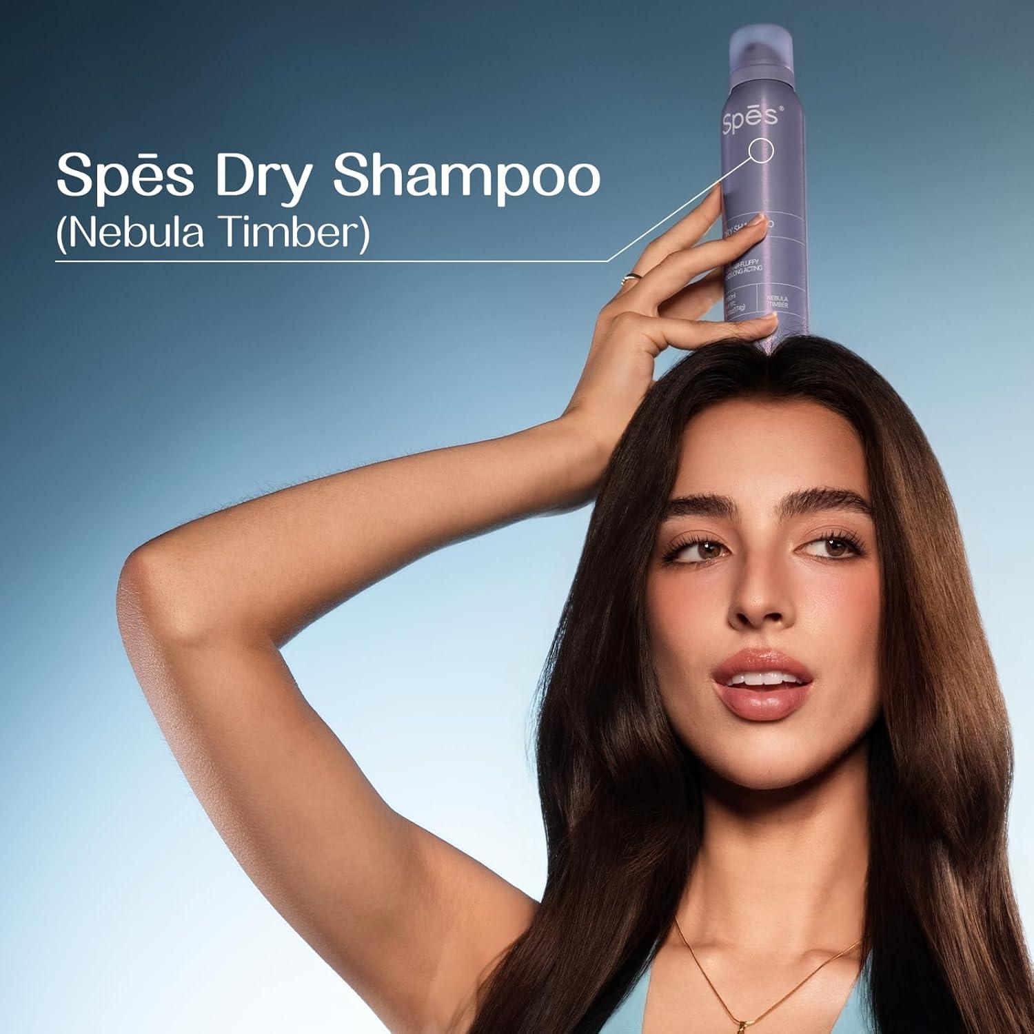 Champú Seco Voluminizador Spes 180 ml - Sin Residuo Blanco