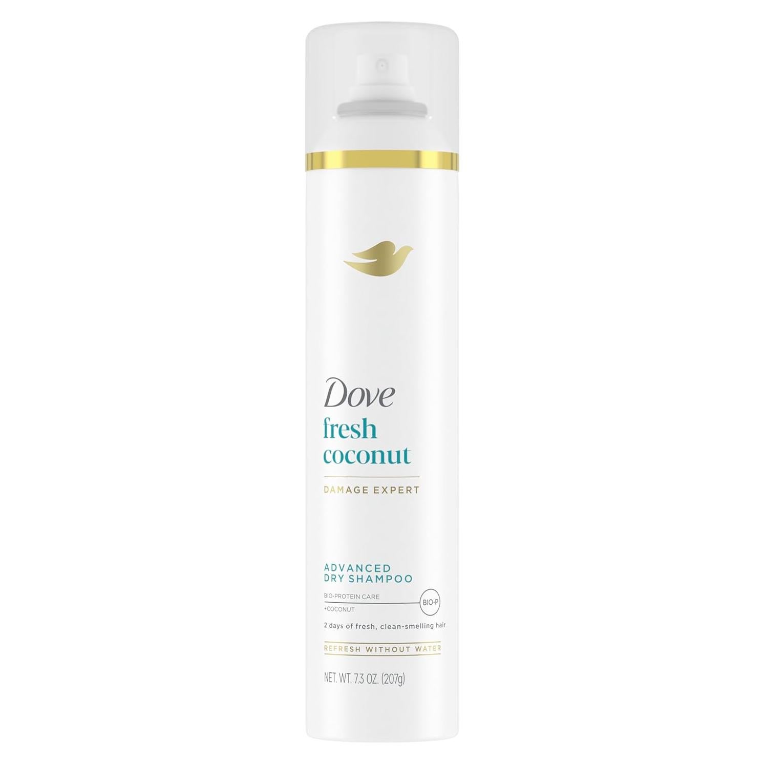 Champú Seco Dove Coco Fresco 207 g - Refresca y Revive Cabello