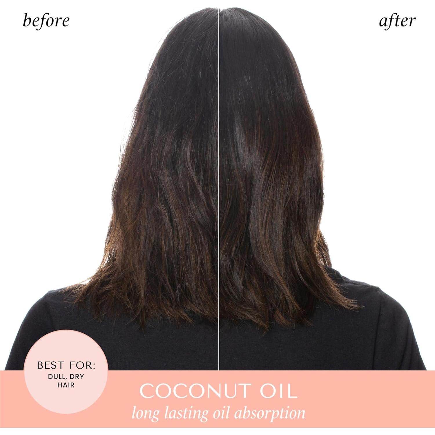 Champú Seco Nutritivo HASK Aceite de Coco 230 g - Sin Sulfatos