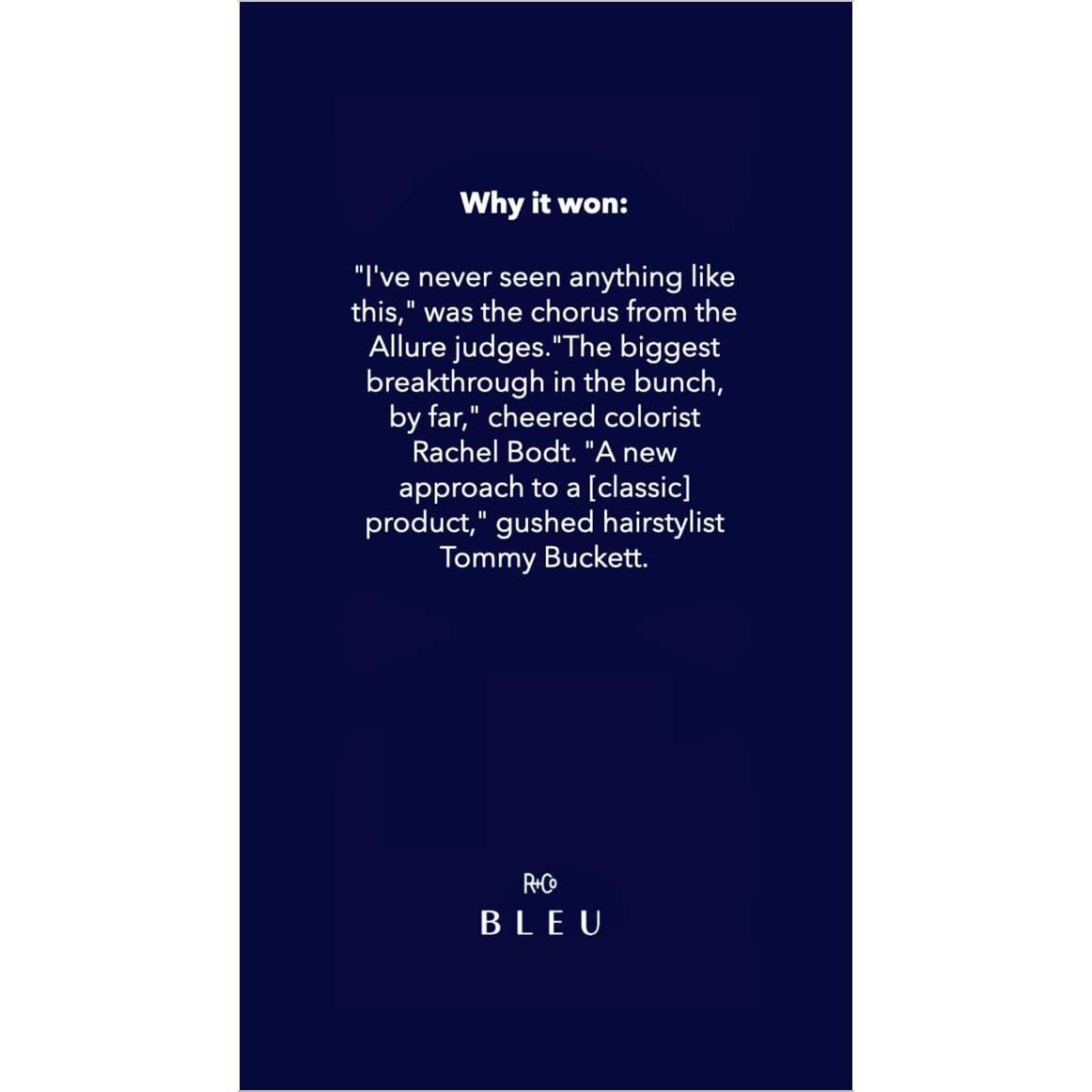 Champú Seco en Polvo R+Co BLEU 85g - Vegano y Sostenible