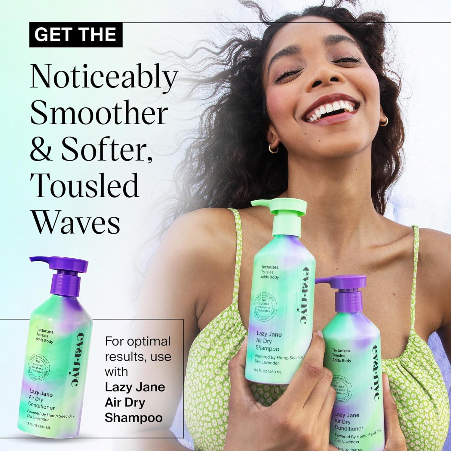 Champú Seco Eva NYC Lazy Jane 260 ml - Anti-Frizz Vegano