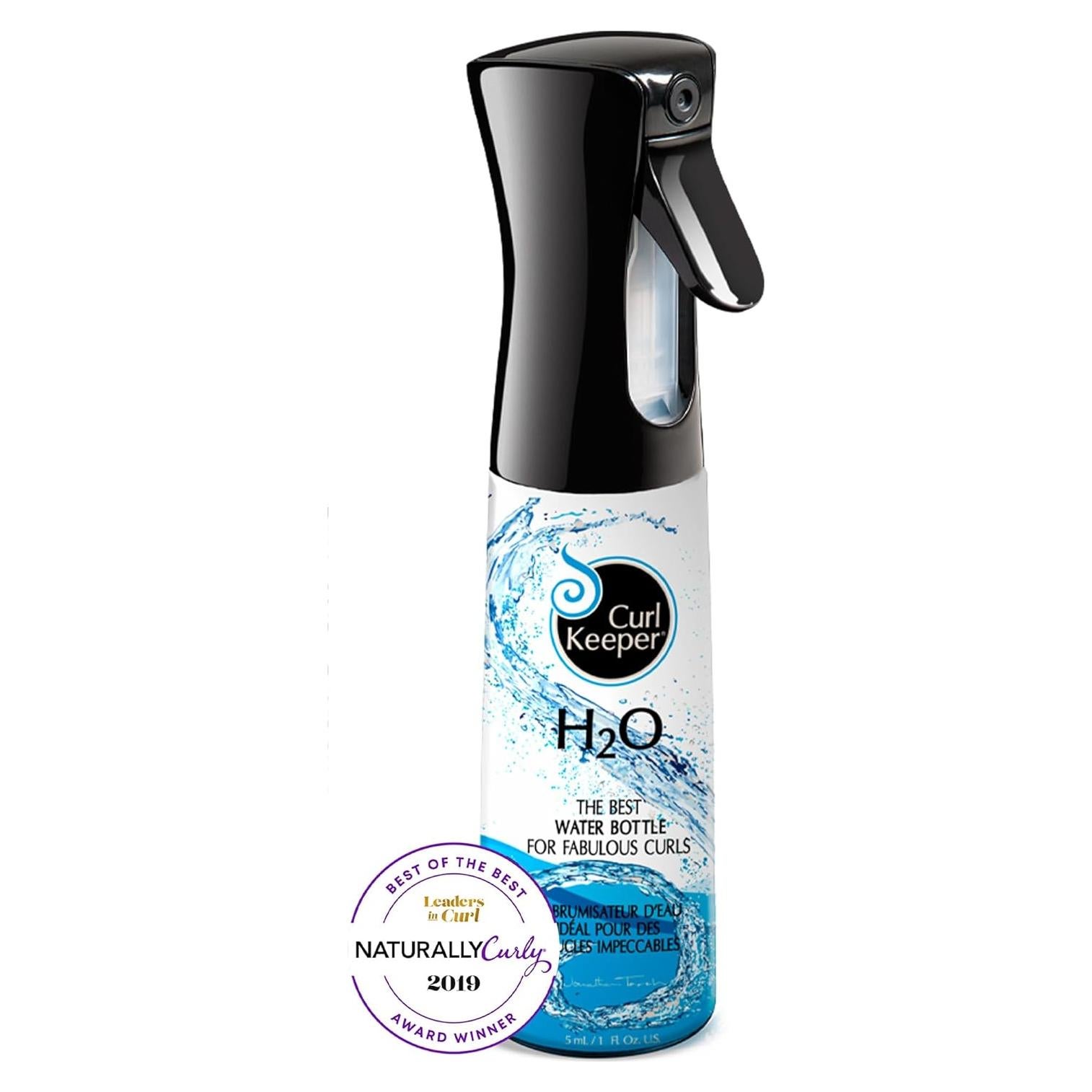 Botella de Agua Curl Keeper H2O 355ml para Rizos