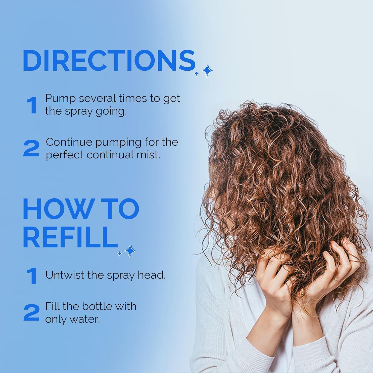 Botella de Agua Curl Keeper H2O 355ml para Rizos