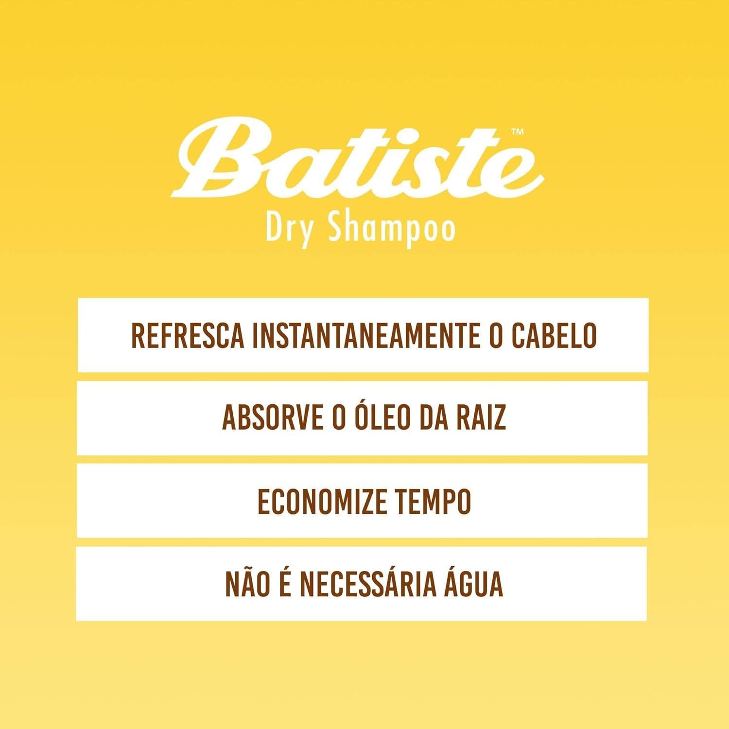Champú Seco Batiste Rubio Brillante 180g - Sin Agua