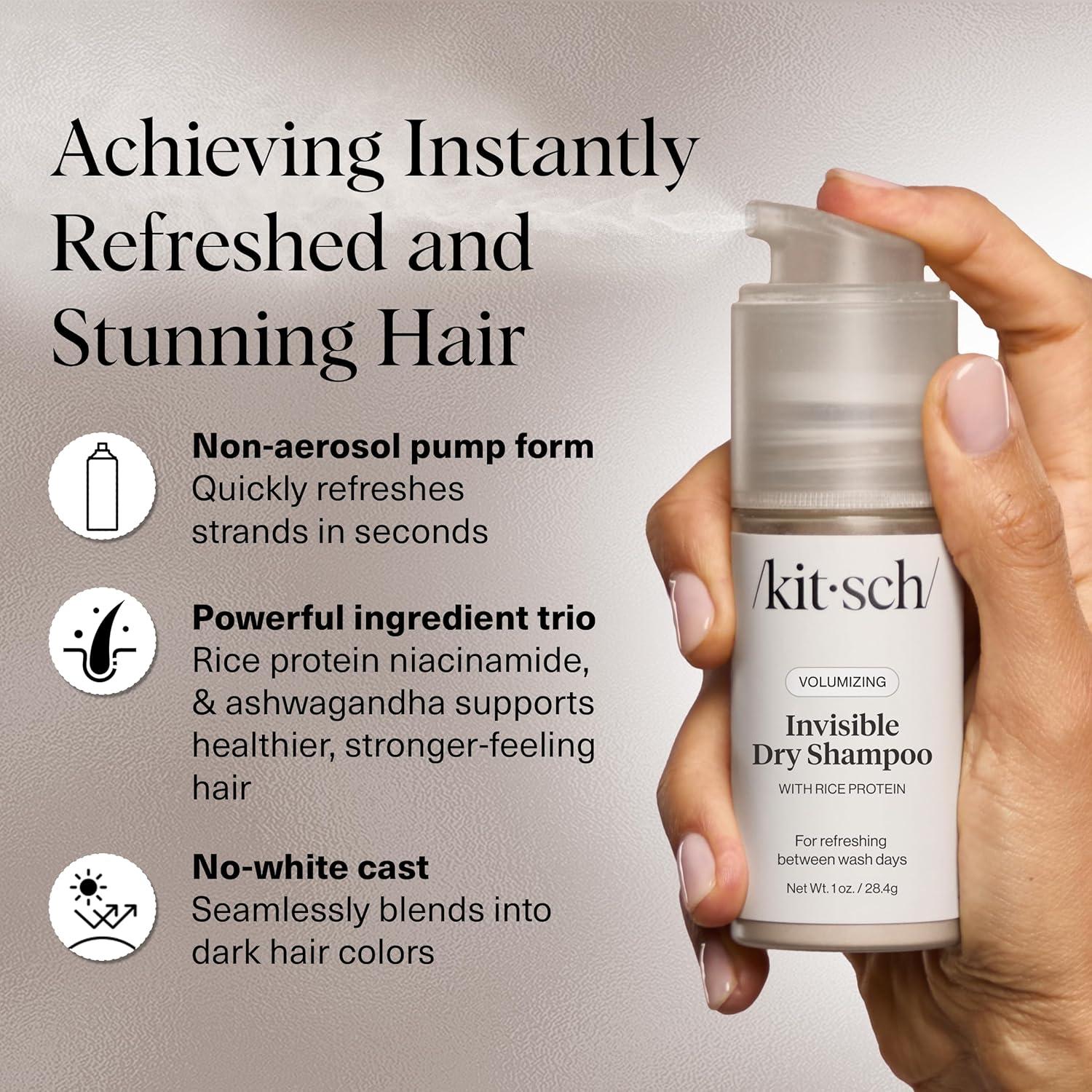 Champú Seco Kitsch de Proteína de Arroz 28g - Sin Residuo