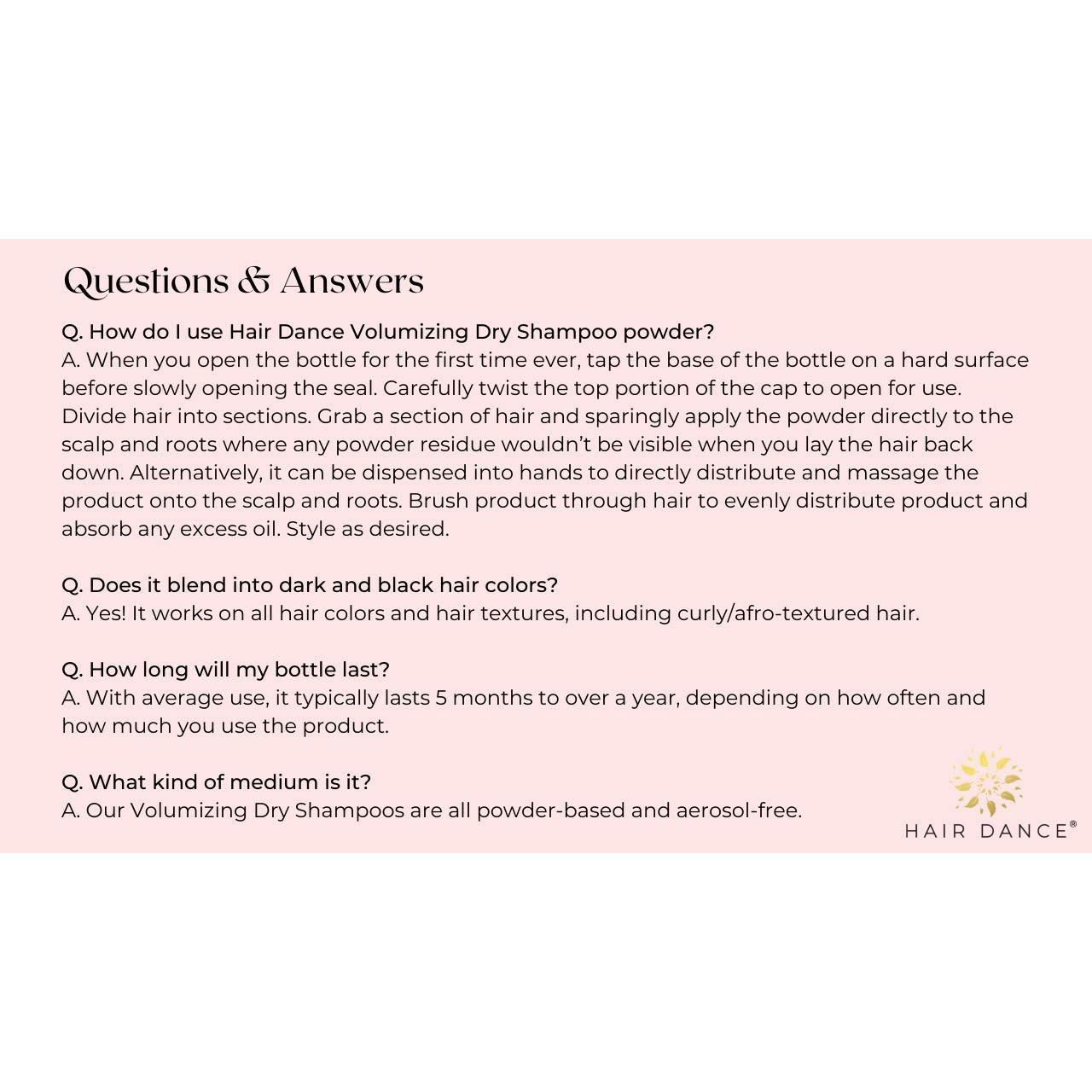 Champú Seco en Polvo Hair Dance 28g - Aroma Lavanda Natural