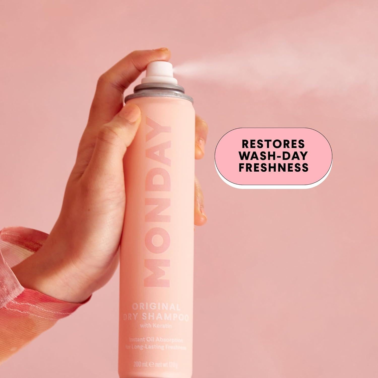 Champú Seco Original Monday Haircare 200 mL con Queratina