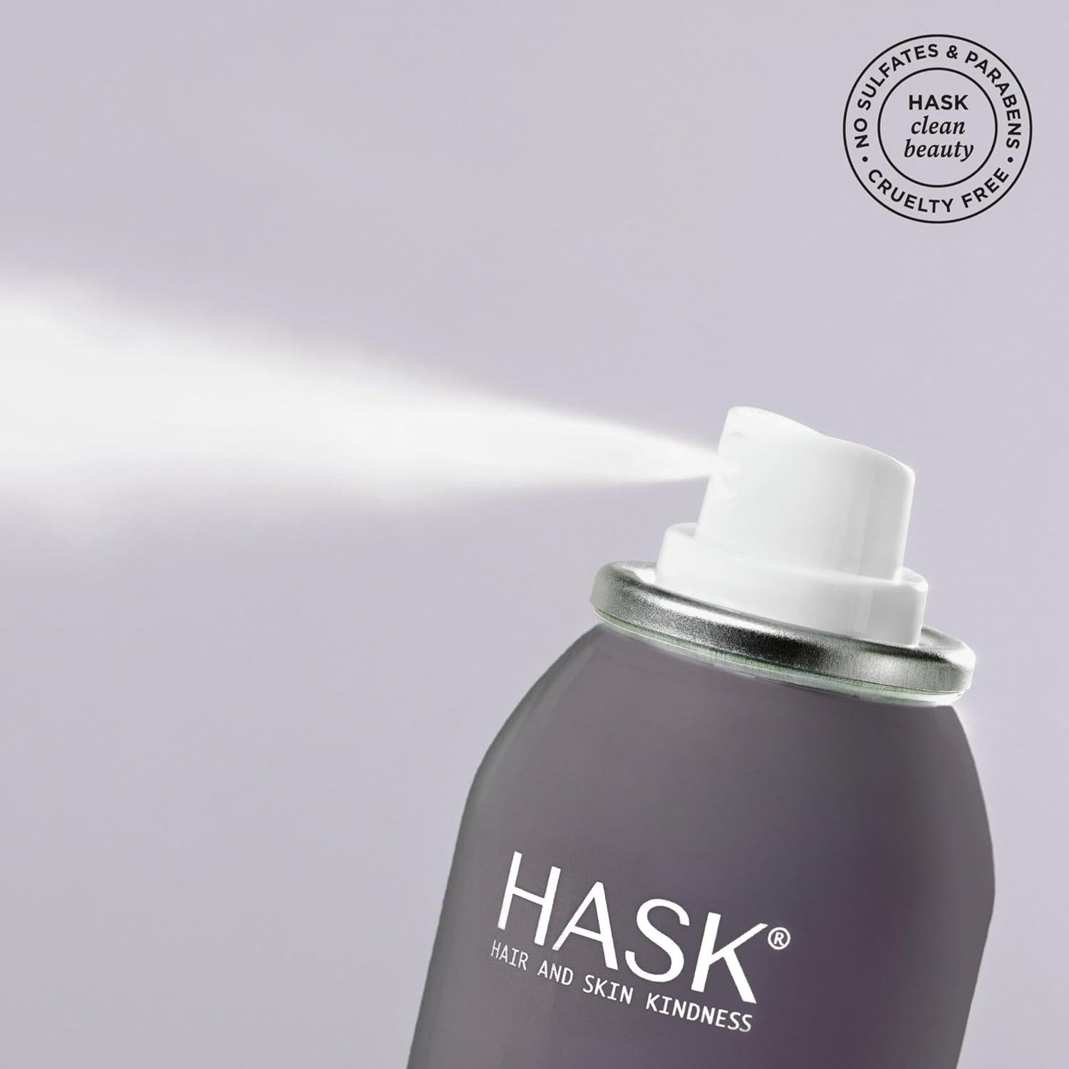 Champú Seco Purificante HASK con Carbón 230g - Sin Sulfatos
