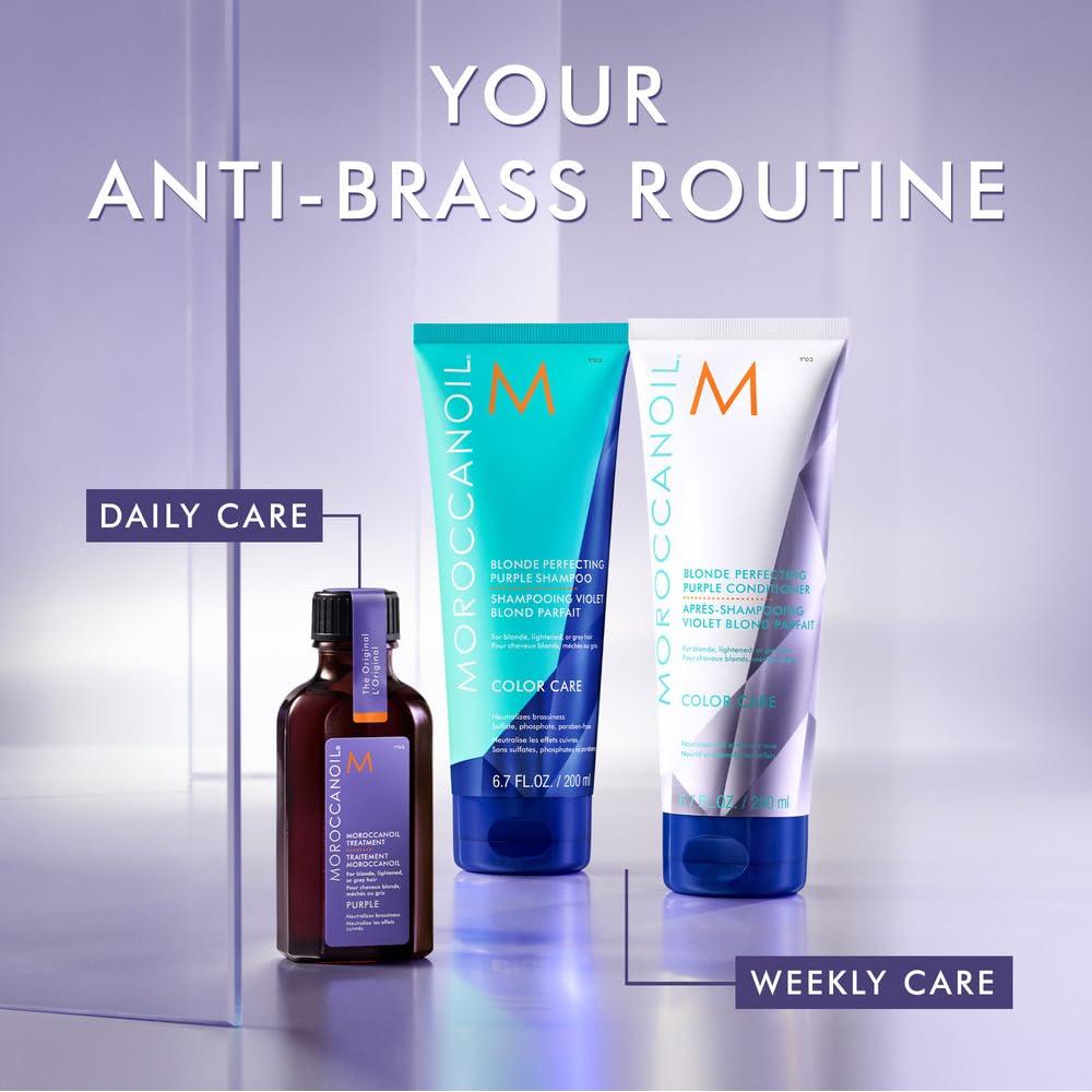 Aceite Púrpura Moroccanoil 50 ml para Cabello Rubio