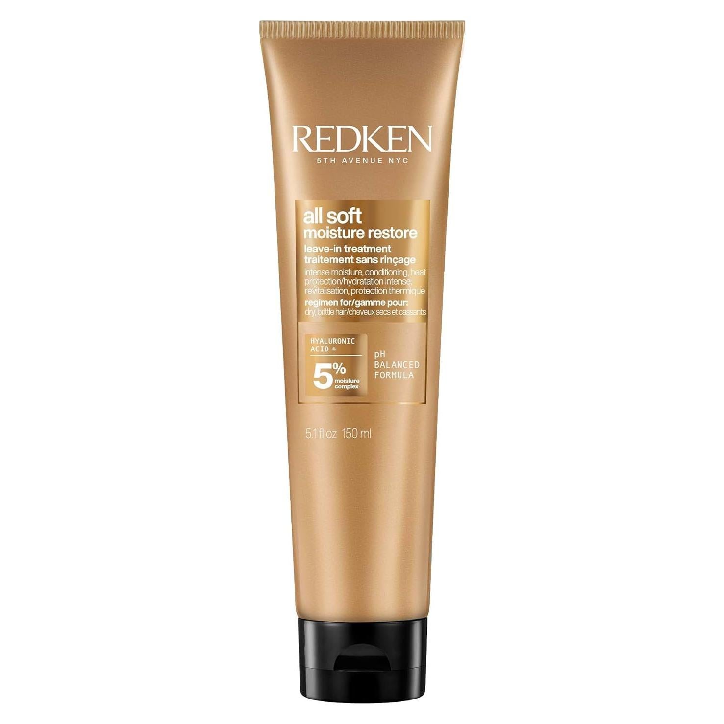 Tratamiento Sin Enjuague Redken All Soft 150 ml - Hidratación y Suavidad