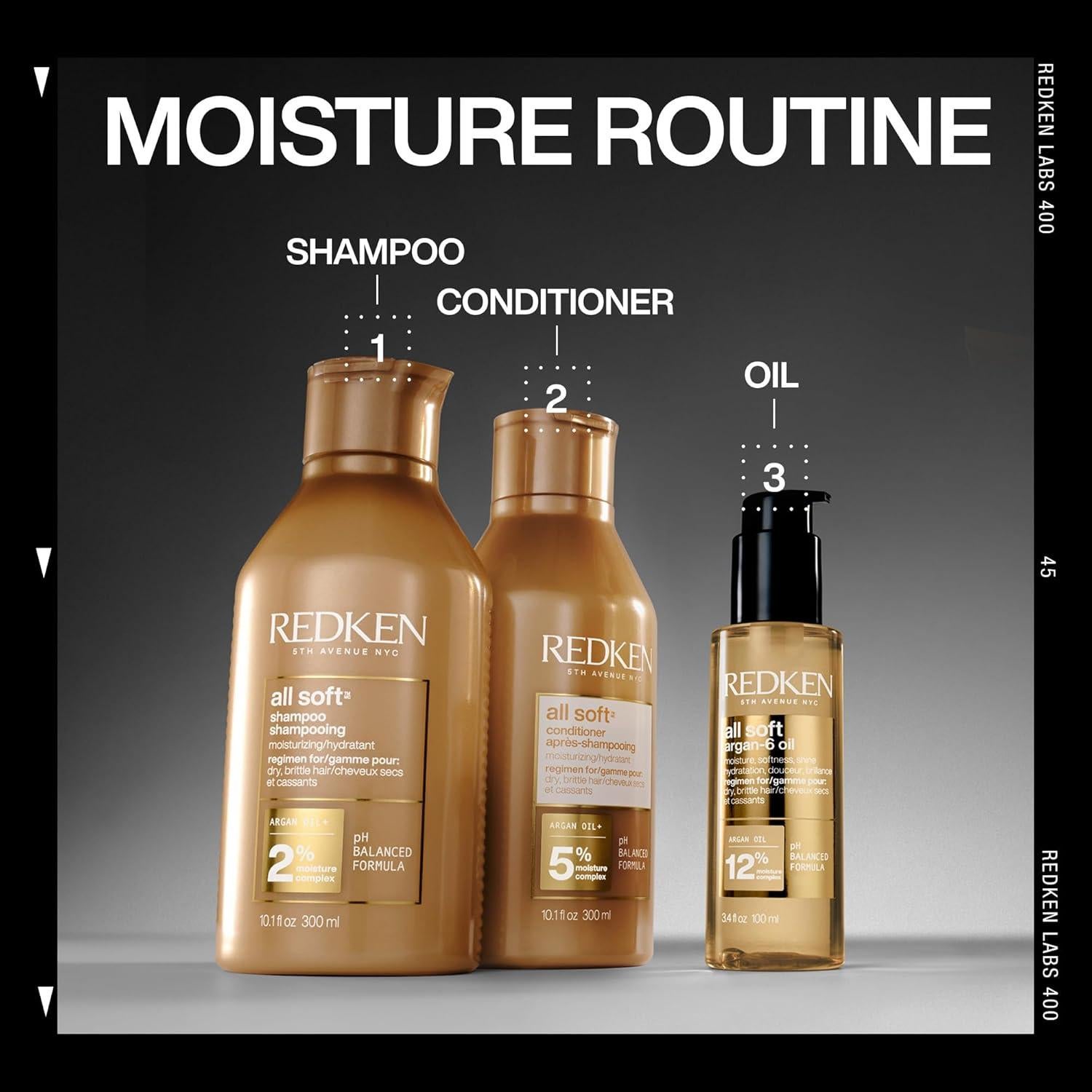 Aceite Argan-6 All Soft Redken 96g - Hidrata y Suaviza Cabello