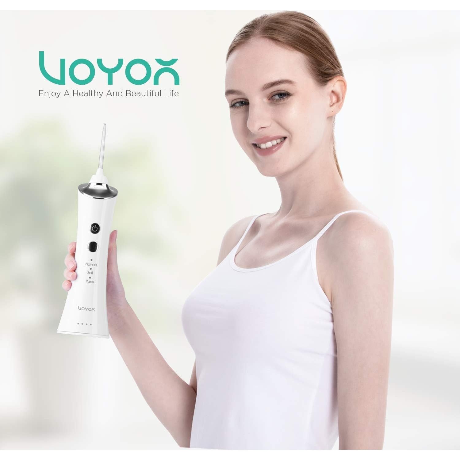 Irrigador Dental Portátil VOYOR-HEALTH WF300 Azul IPX7