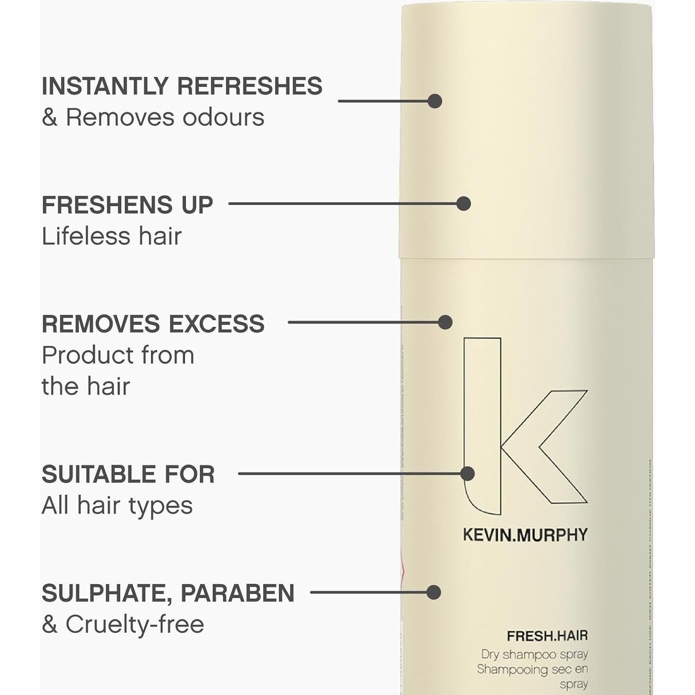 Champú Seco KEVIN.MURPHY FRESH.HAIR 100 mL - Sin Sulfatos