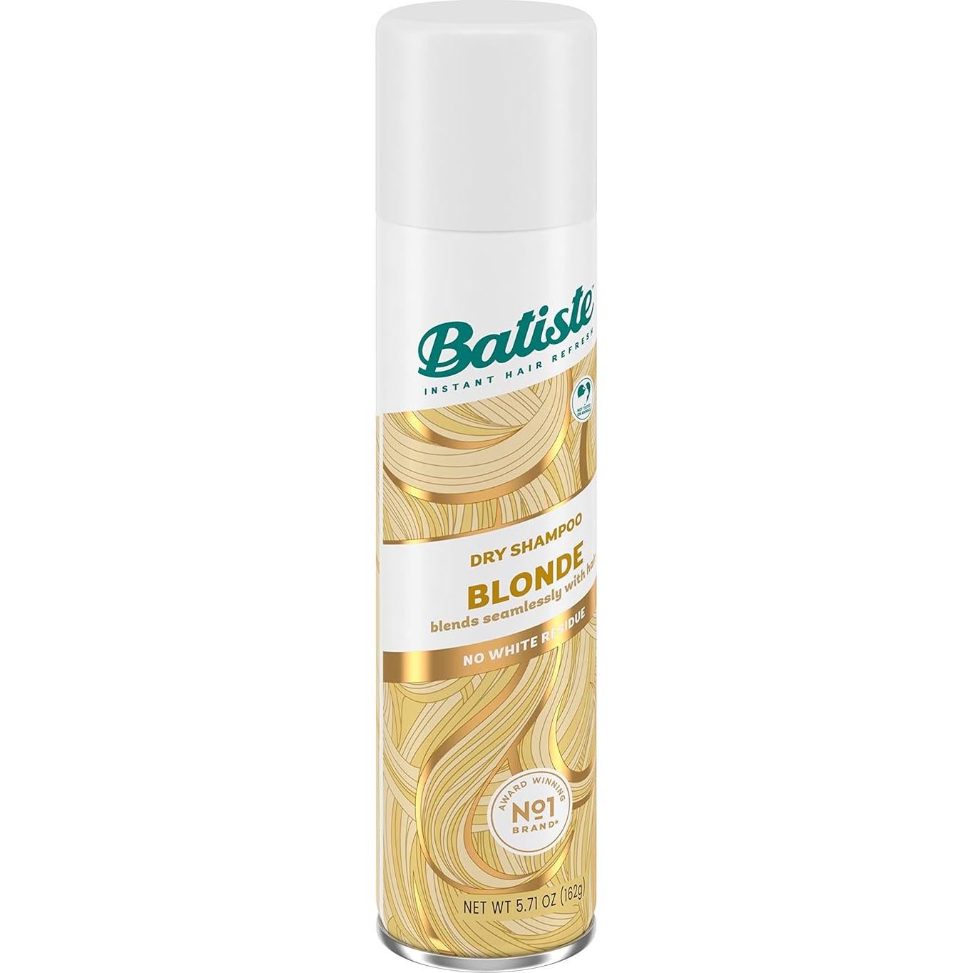 Champú Seco Batiste Rubio 162 g - Refresca y Absorbe Aceite