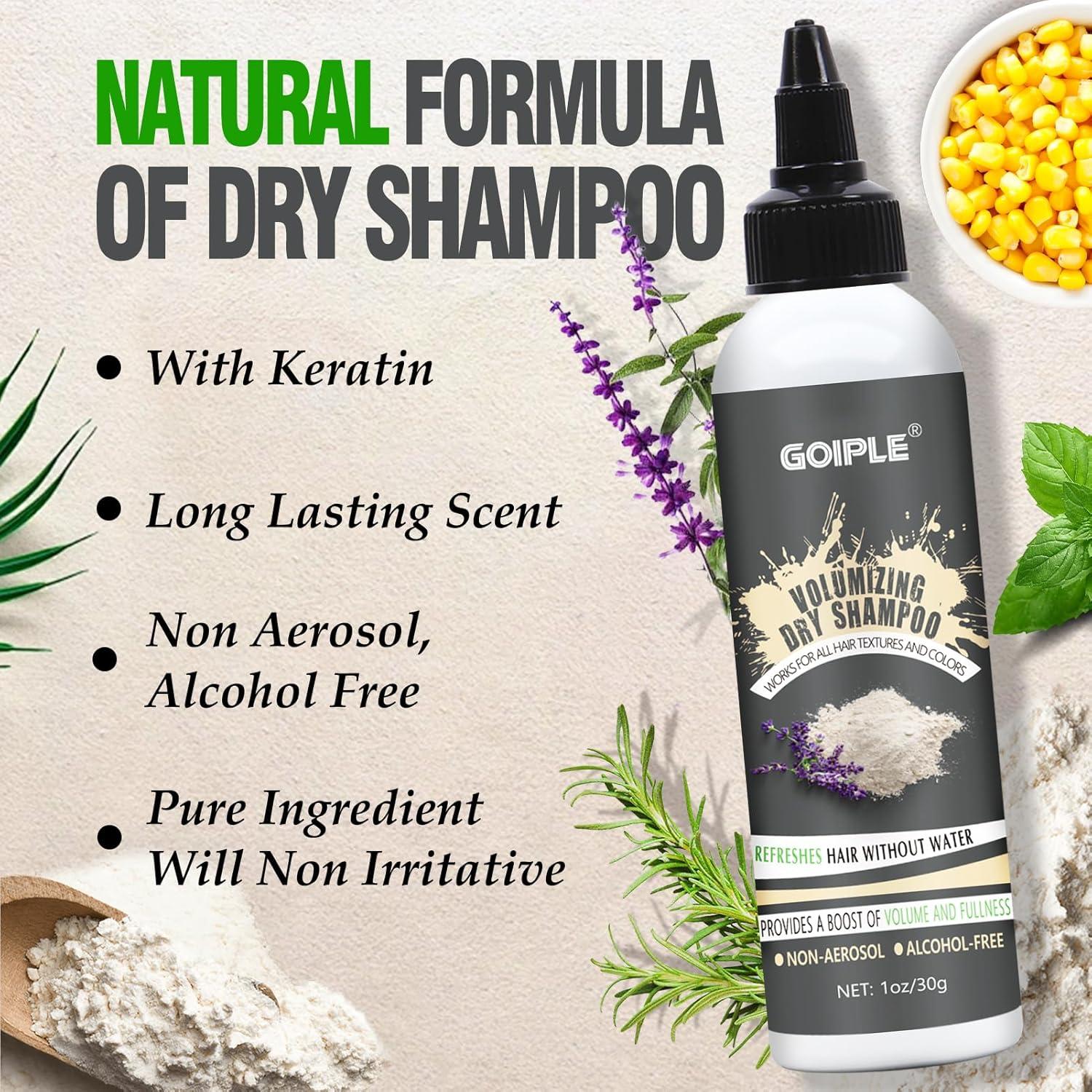 Champú Seco Voluminizador GIOGLE 2x28.35g Natural Orgánico