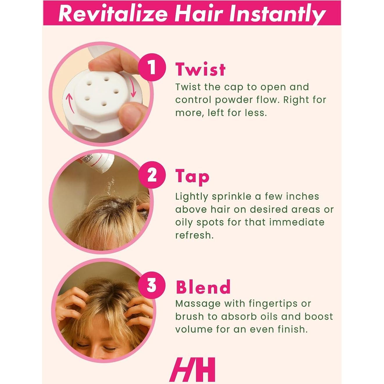 Champú Seco Natural Handmade Heroes 51g - Voluminizador Sin Aerosol