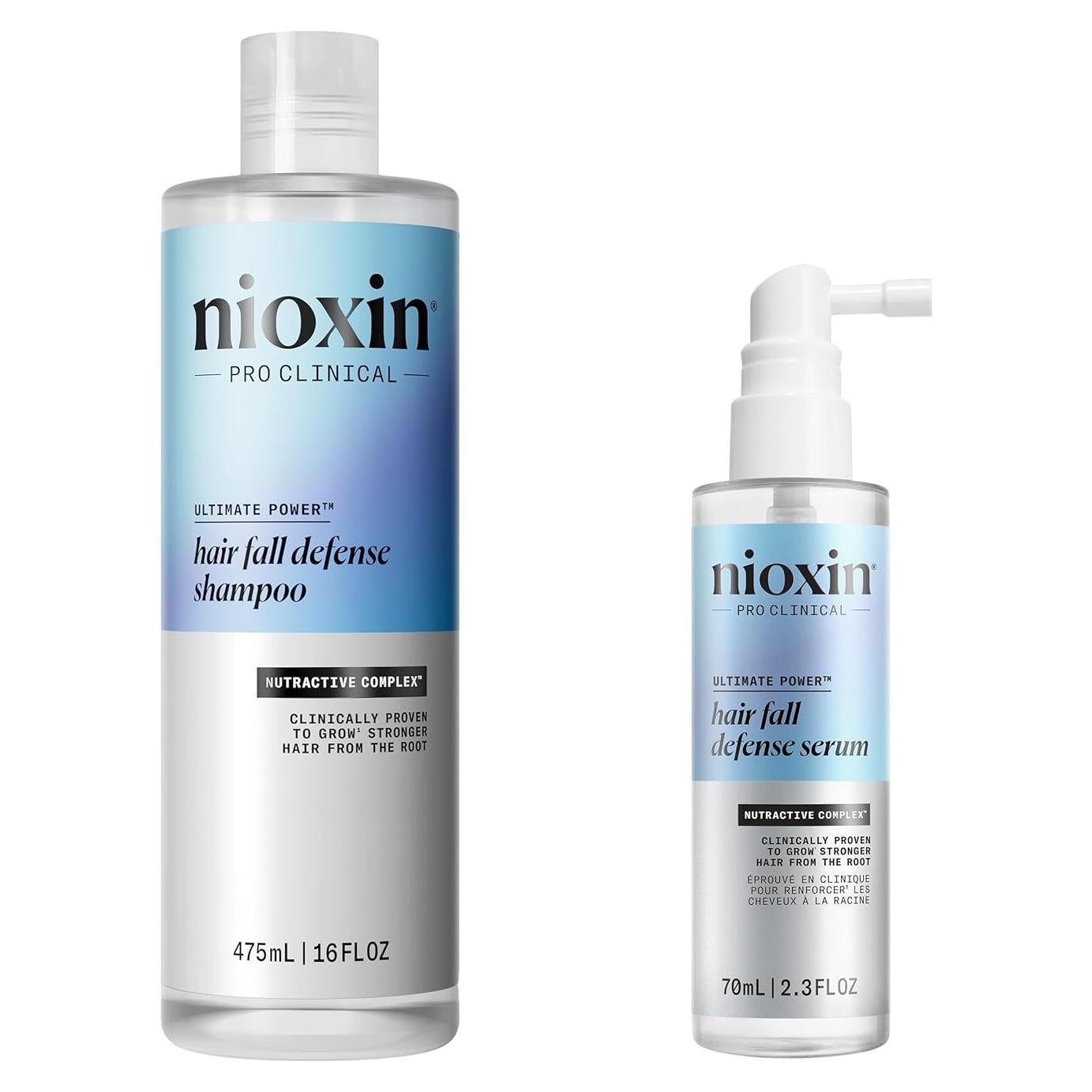 Champú Nioxin Defensa Caída Cabello Set 2 Piezas 473ml + 68ml