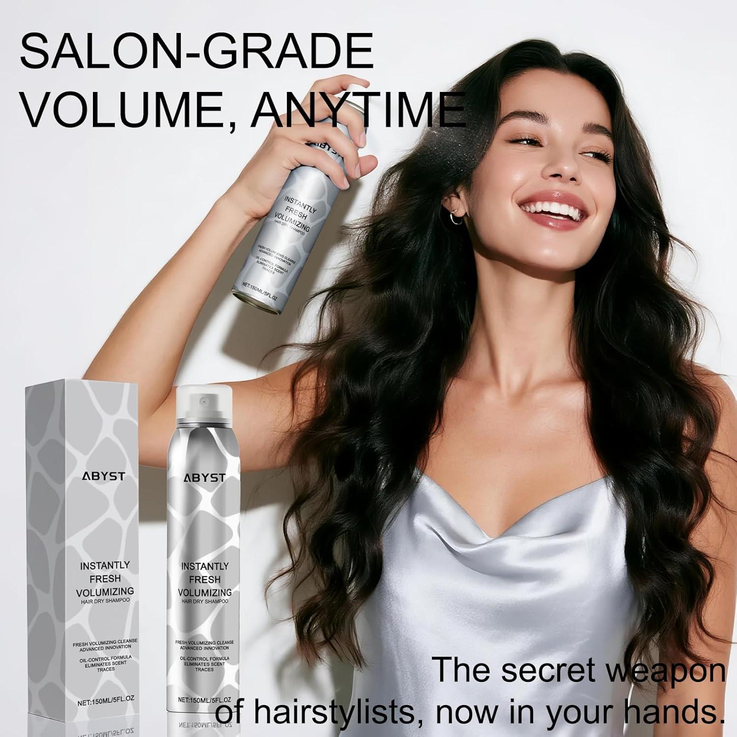 Spray Champú Seco Voluminizador ABYST 142 ml - Sin Residuo