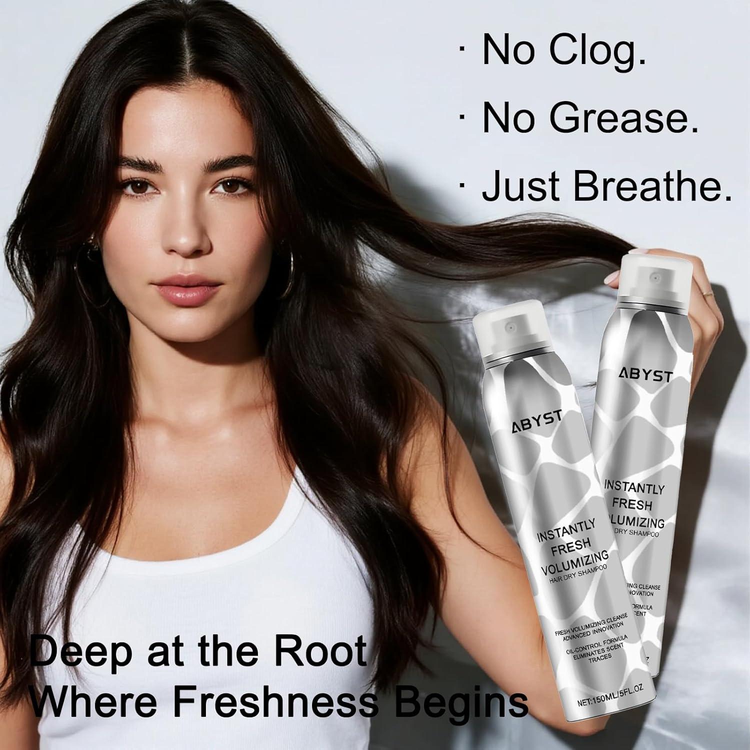 Spray Champú Seco Voluminizador ABYST 142 ml - Sin Residuo