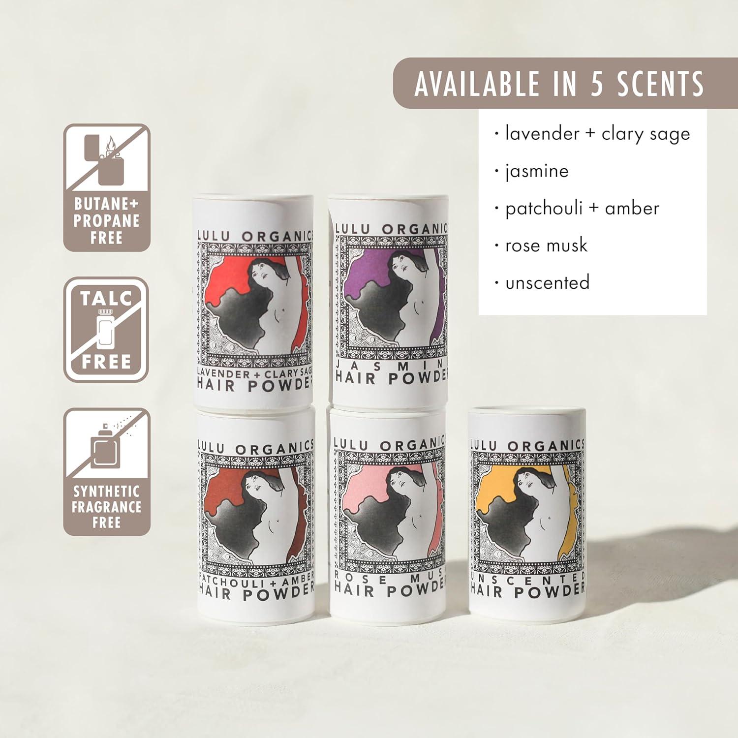 Champú en Polvo Seco Lulu Organics 28.35g - Sin Talco y Orgánico