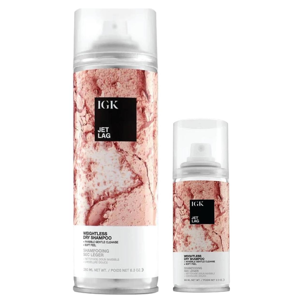 Champú Seco IGK JET LAG 180 ml + 60 ml Vegano