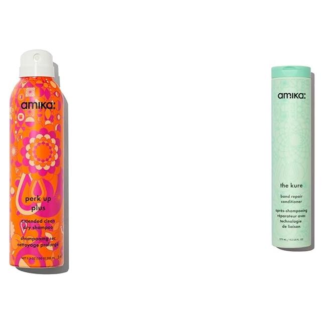Champú seco Amika Perk Up Plus 150g + Acondicionador 275ml
