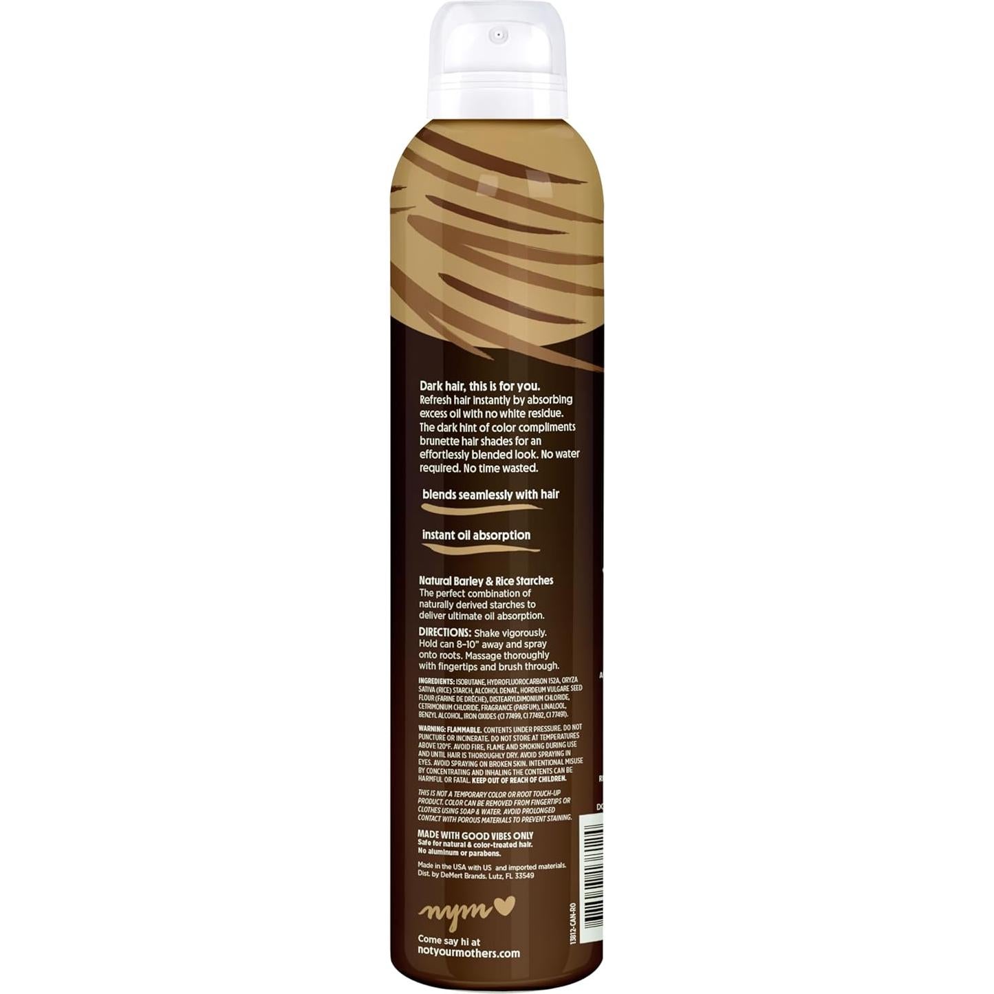 Champú Seco No Eres Tu Madre para Cabello Oscuro - 2x198g