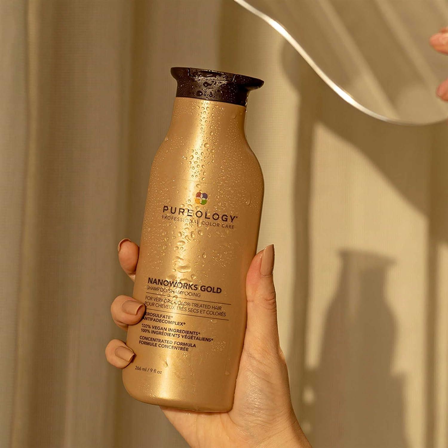 Champú Pureology Nanoworks Gold 266 ml - Cabello Seco y Tratado