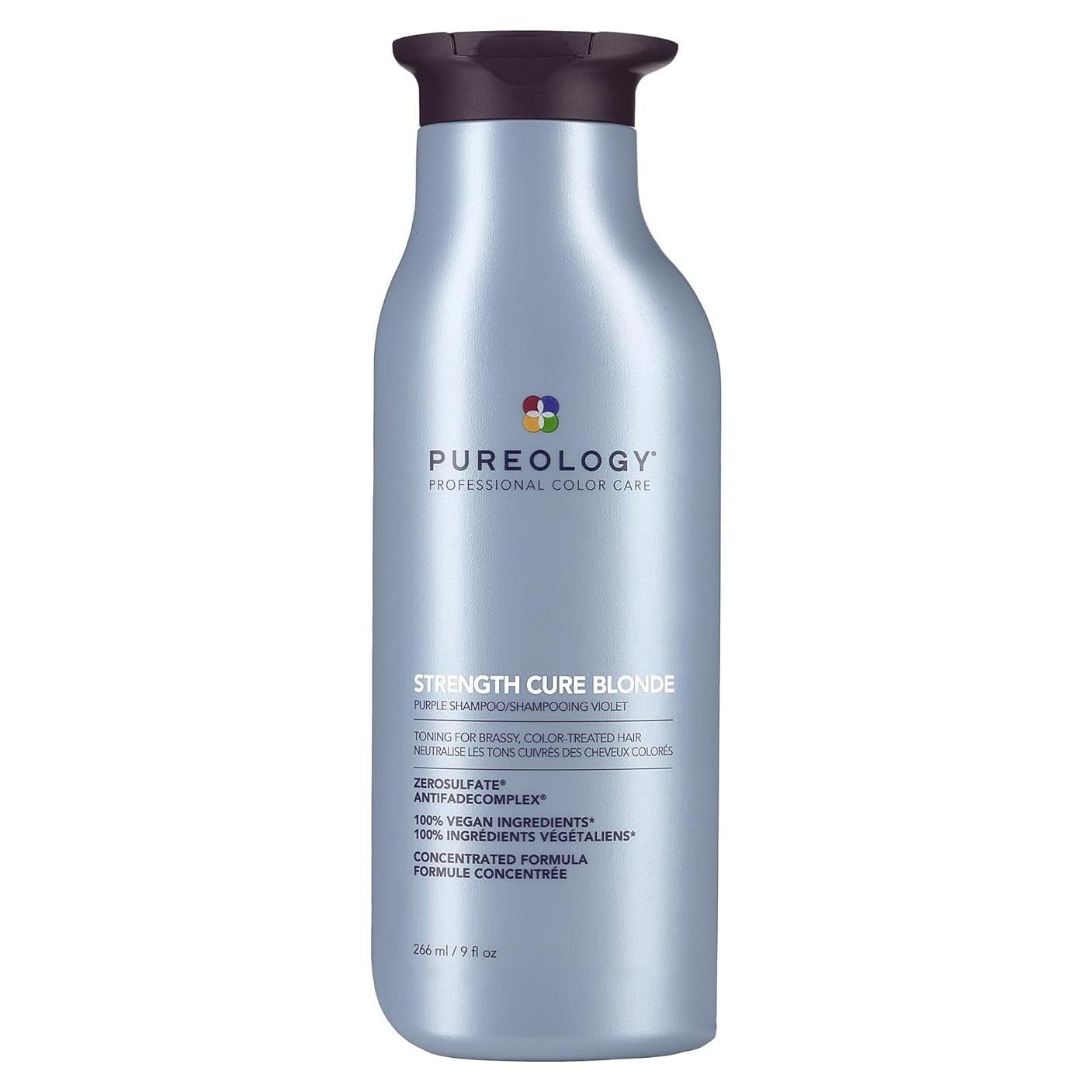 Champú Morado Pureology Strength Cure Blonde 266 ml - Cabello Rubio