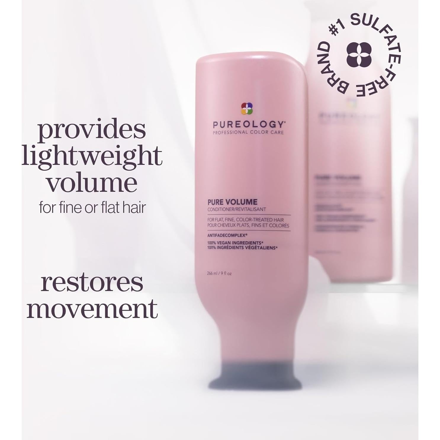 Acondicionador Pureology Pure Volume 250g - Cabello Fino y Tratado