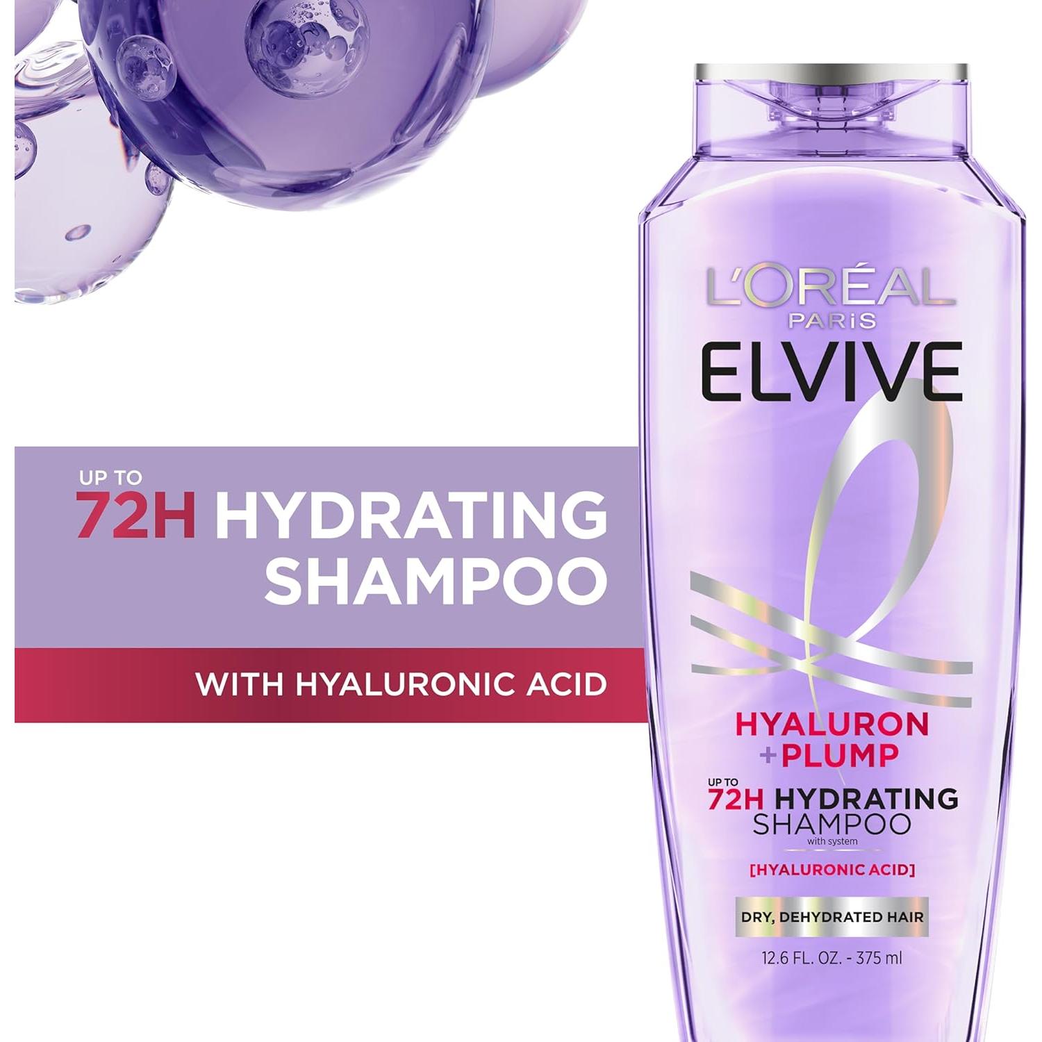 Champú Hidratante L'Oreal Paris Elvive Hyaluron Plump 373 ml