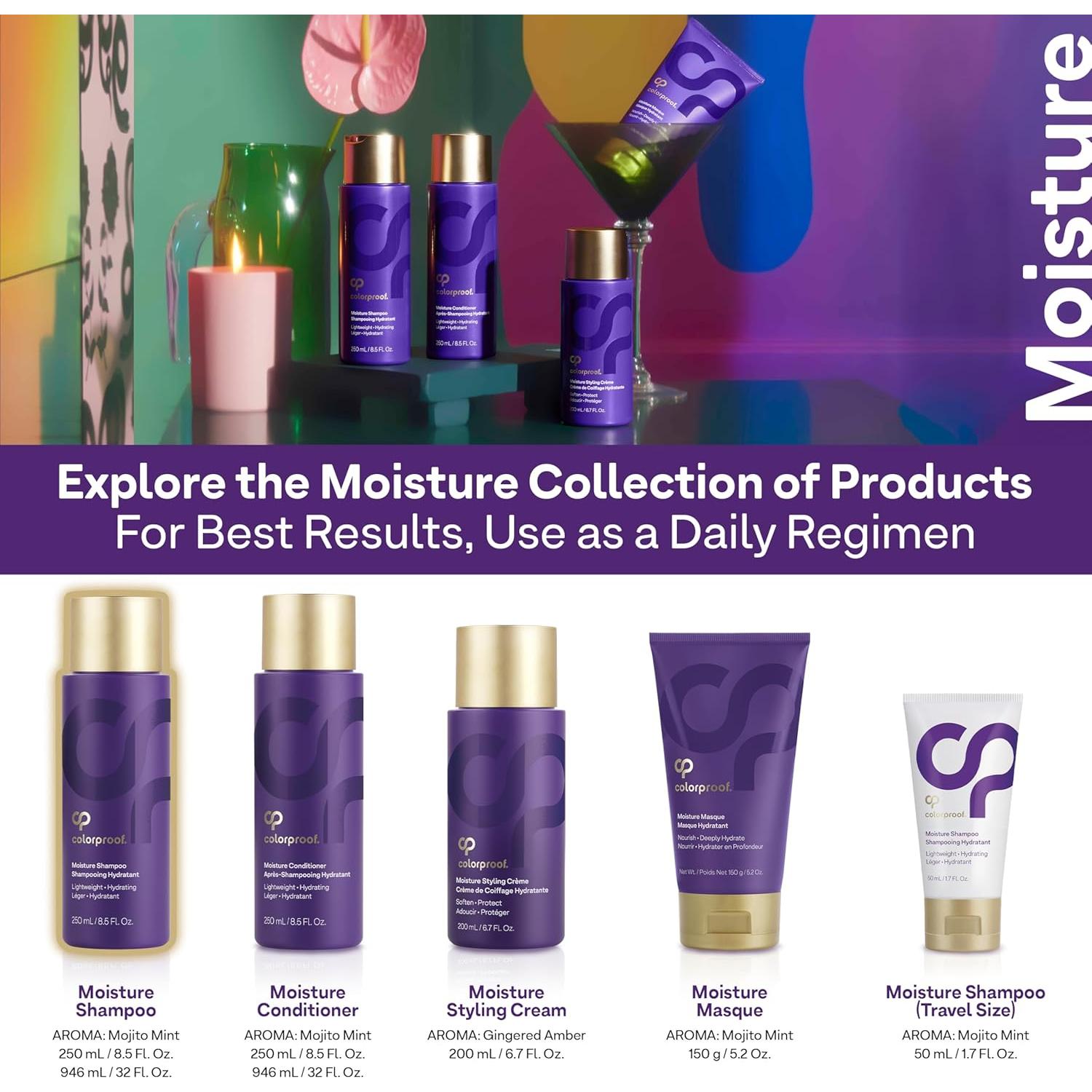 Champú Hidratante ColorProof 250 ml Sin Sulfatos Aroma Mojito