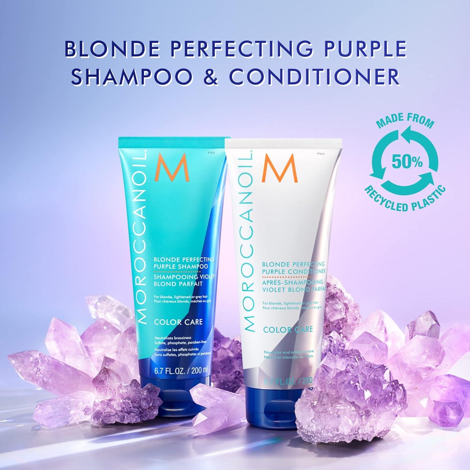 Acondicionador Moroccanoil Perfecting Purple 198.5 ml Rubias