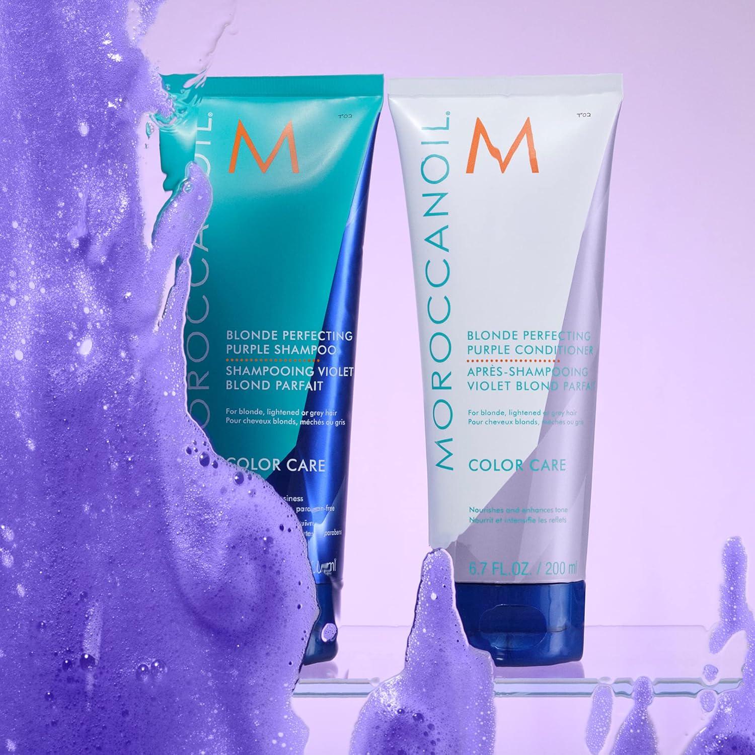 Acondicionador Moroccanoil Perfecting Purple 198.5 ml Rubias