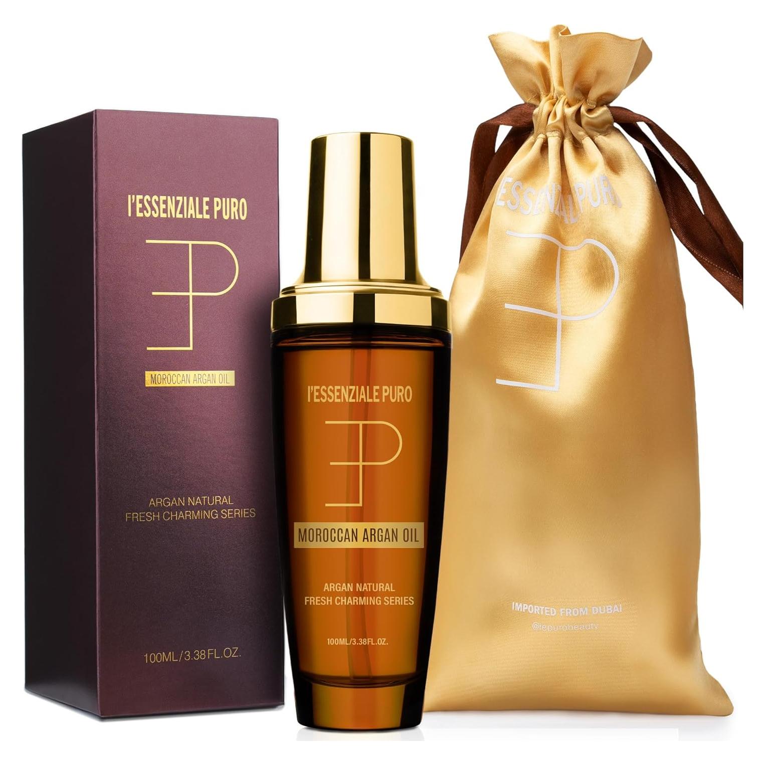 Aceite de Argán Marroquí LEPURO 100ml - Hidratante para Cabello y Piel