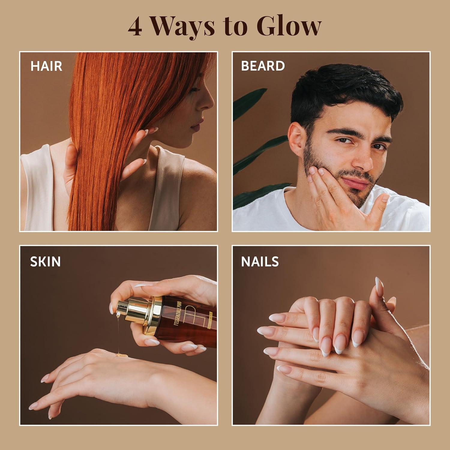 Aceite de Argán Marroquí LEPURO 100ml - Hidratante para Cabello y Piel