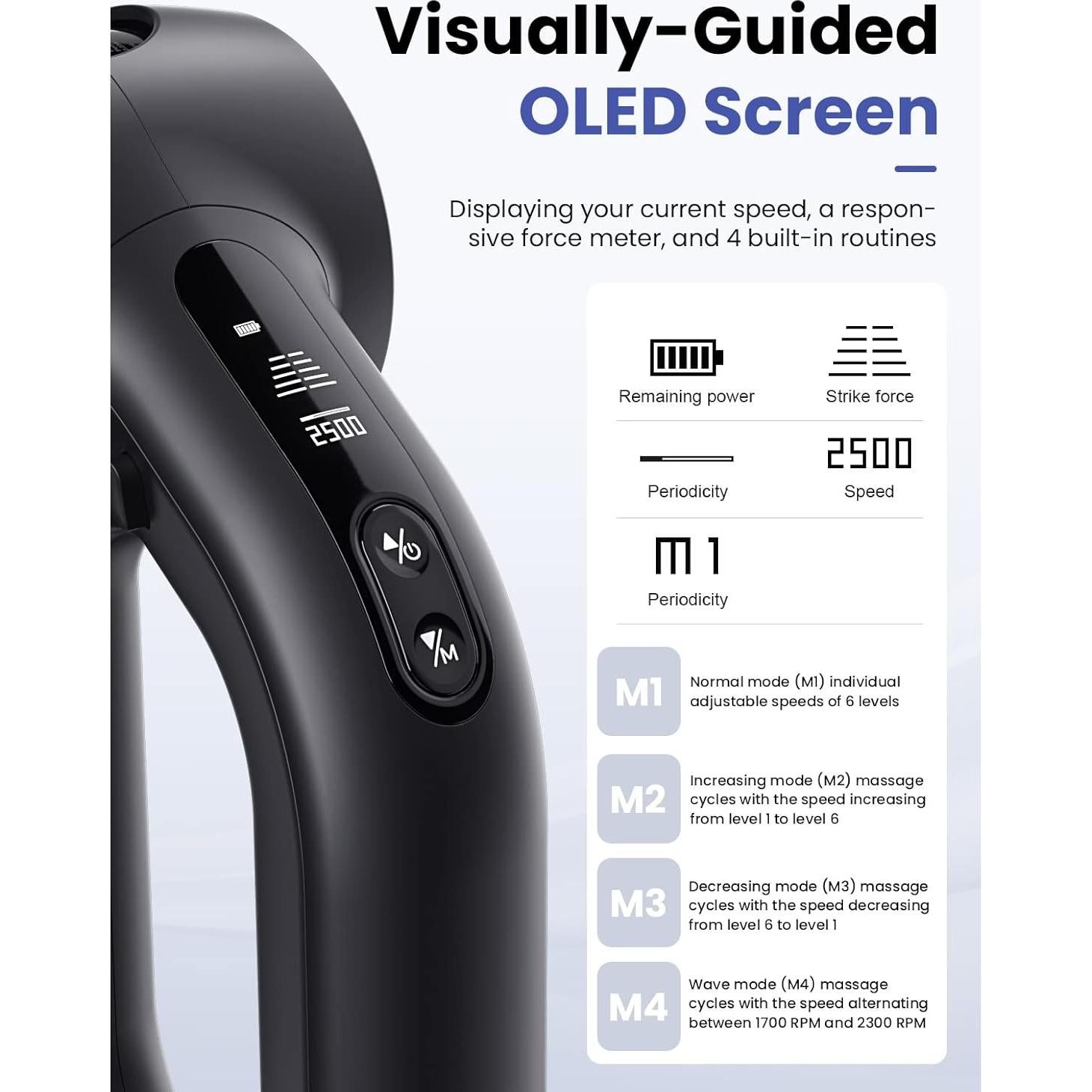 Pistola de Masaje BOB Y BRAD D6 Pro 16mm 85lbs Silenciosa