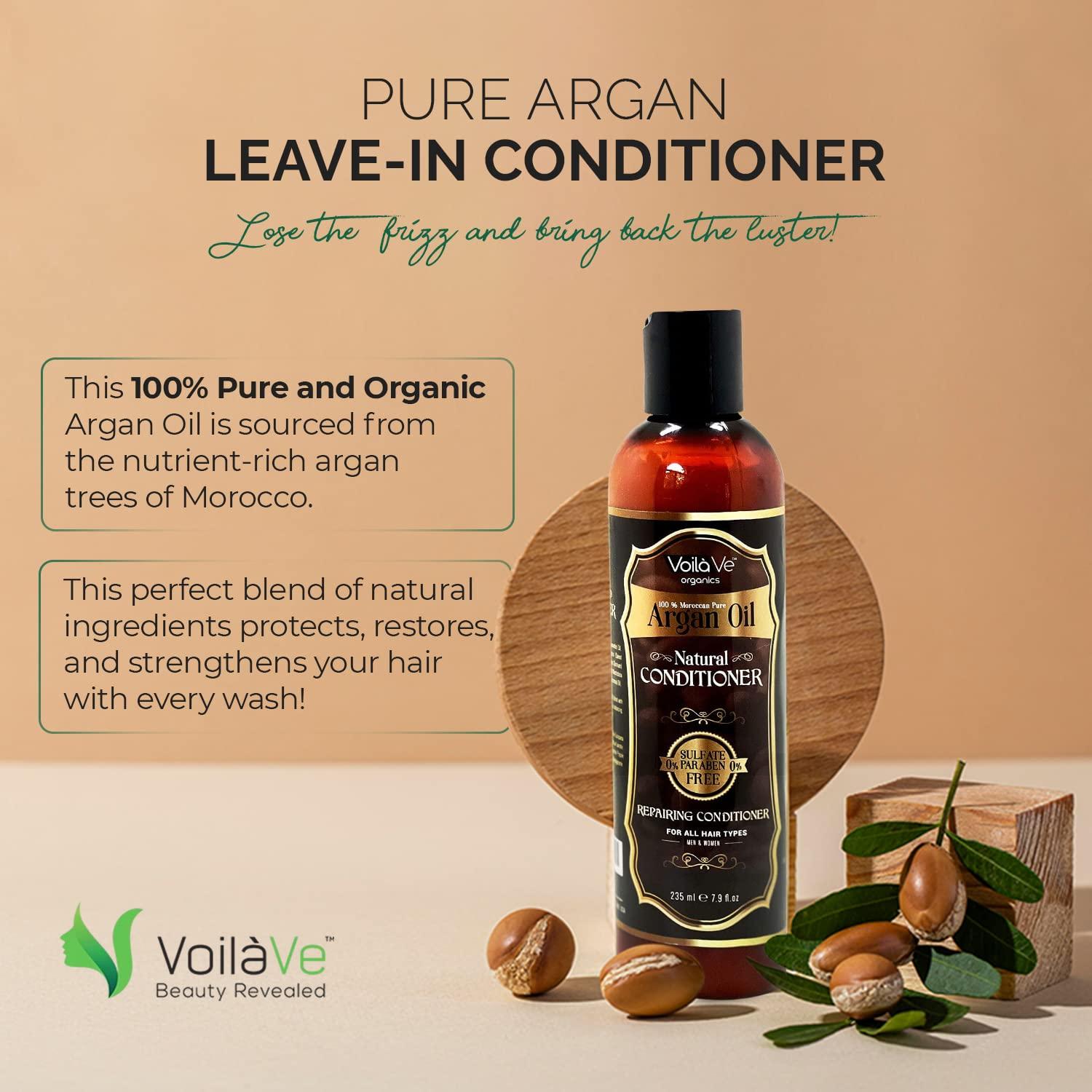 Acondicionador Sin Enjuague VoilaVe Aceite de Argán 226.8 g