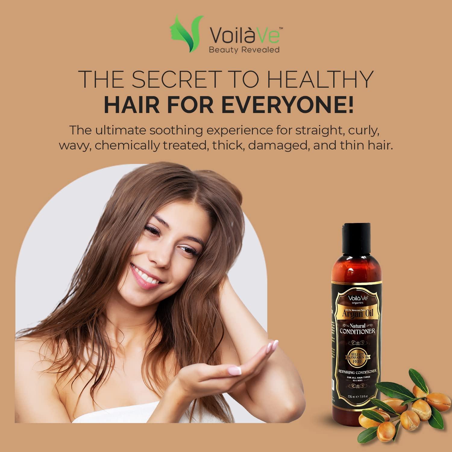 Acondicionador Sin Enjuague VoilaVe Aceite de Argán 226.8 g