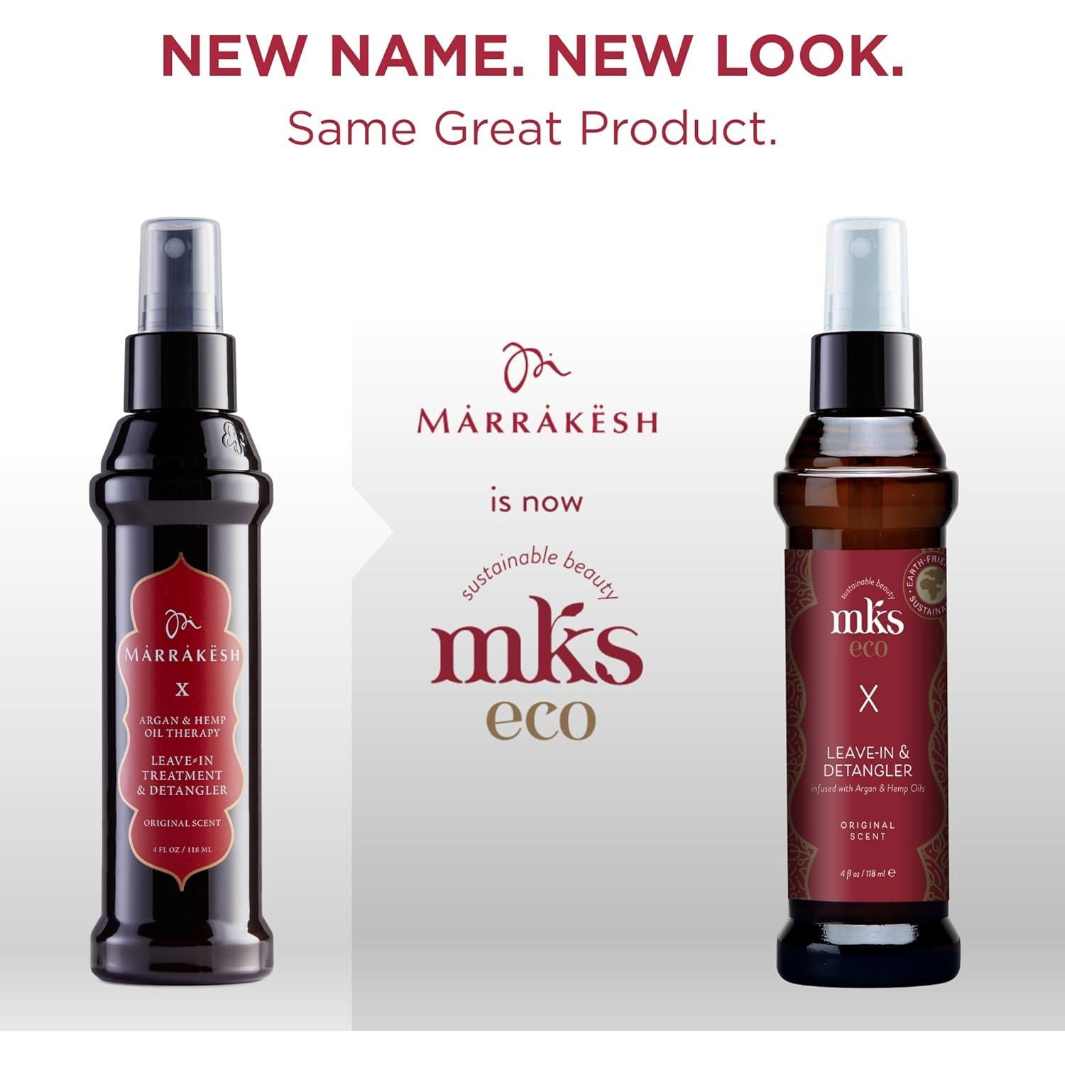 MKS eco X - Tratamiento sin enjuague 118 ml - Aceite de argán