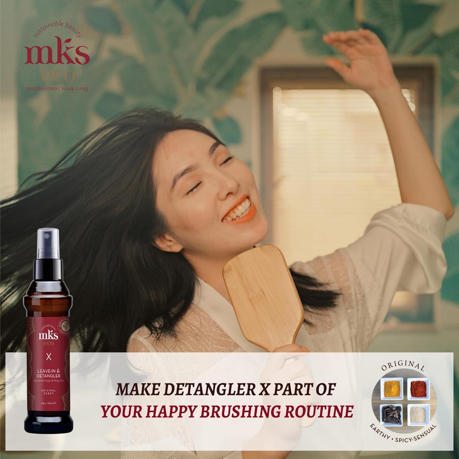 MKS eco X - Tratamiento sin enjuague 118 ml - Aceite de argán