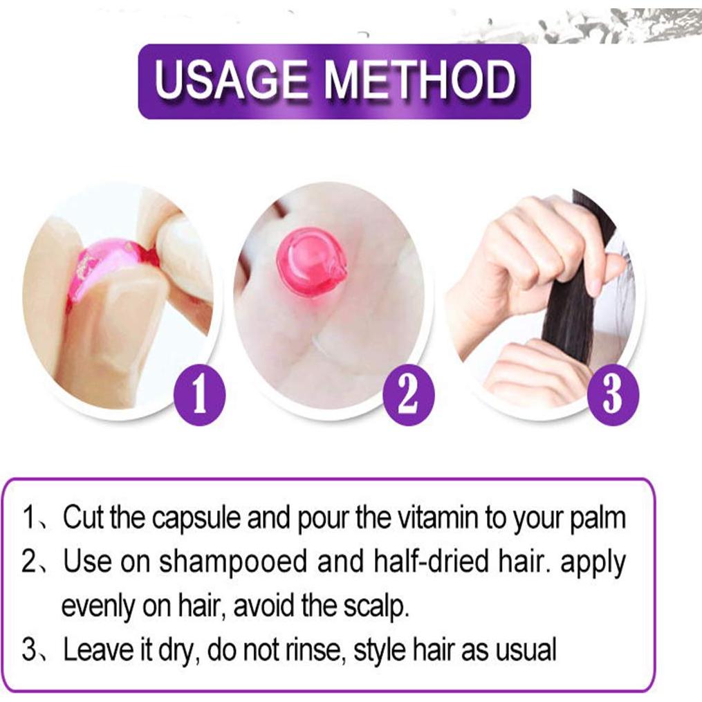 Cápsulas de Suero de Vitamina para Cabello Gowwim - 30 PCS