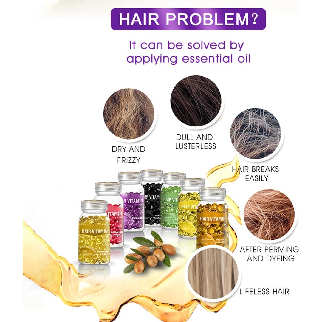 Cápsulas de Suero de Vitamina para Cabello Gowwim - 30 PCS