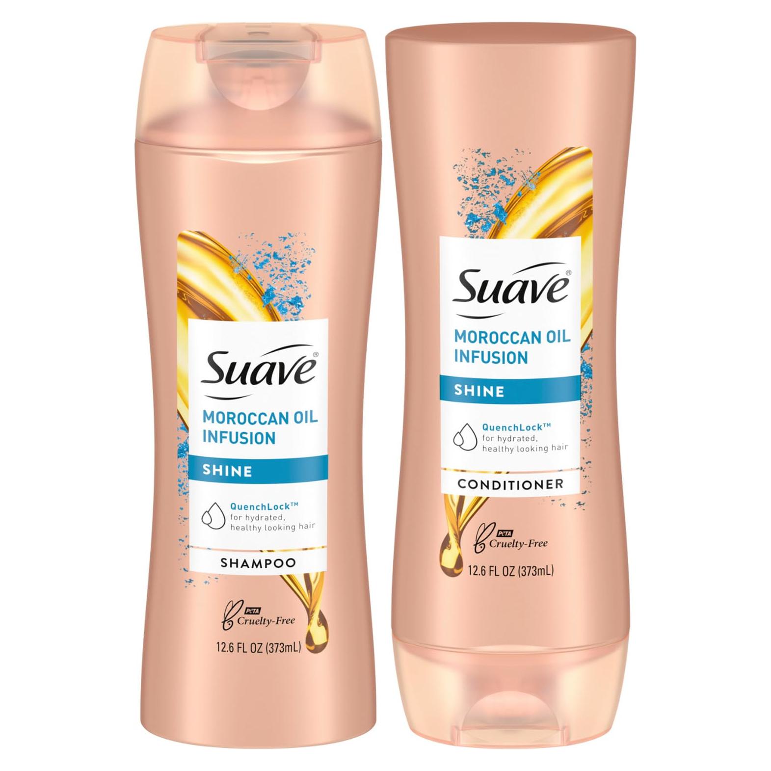 Suave Champú y Acondicionador Aceite de Argán 2 Piezas 356 g