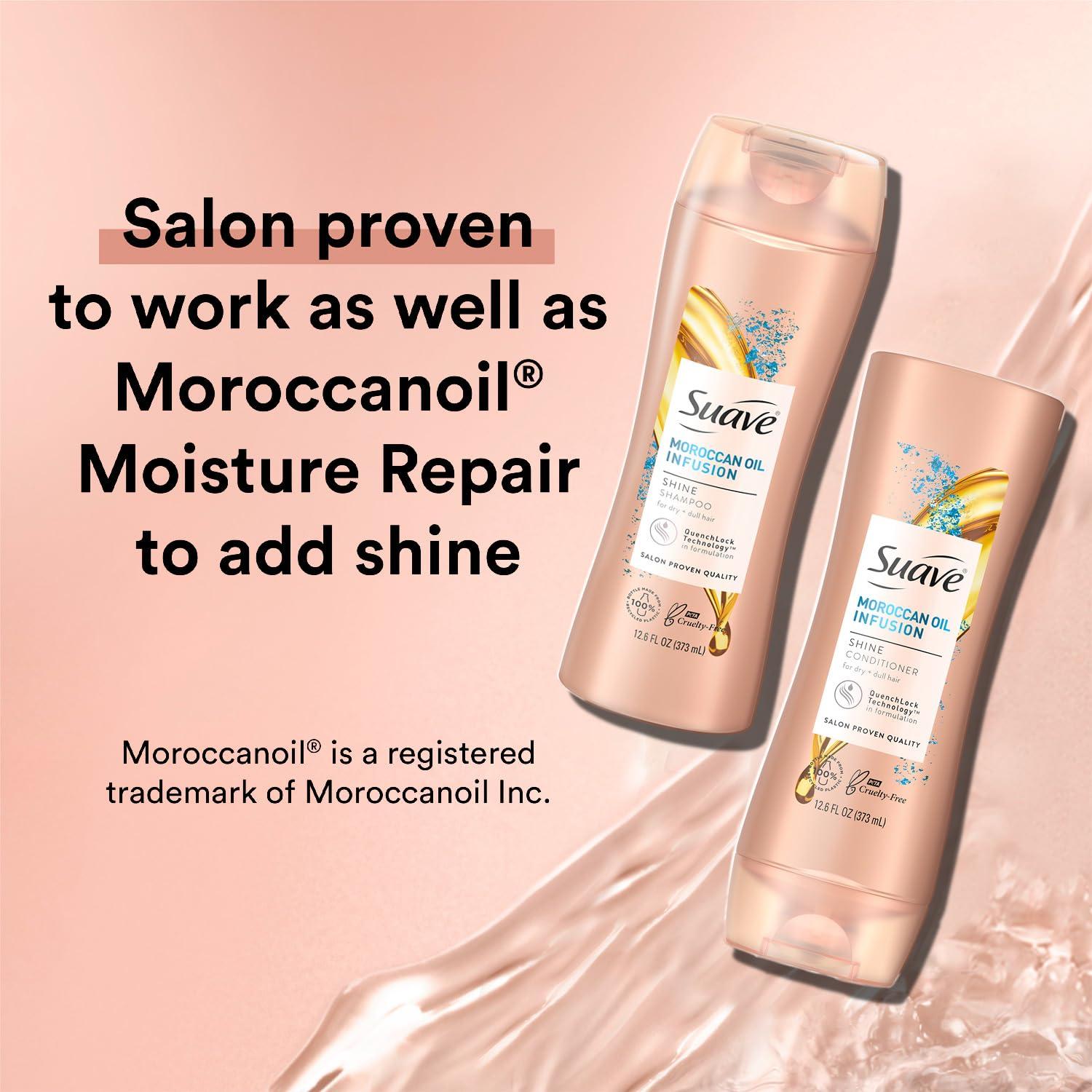 Suave Champú y Acondicionador Aceite de Argán 2 Piezas 356 g